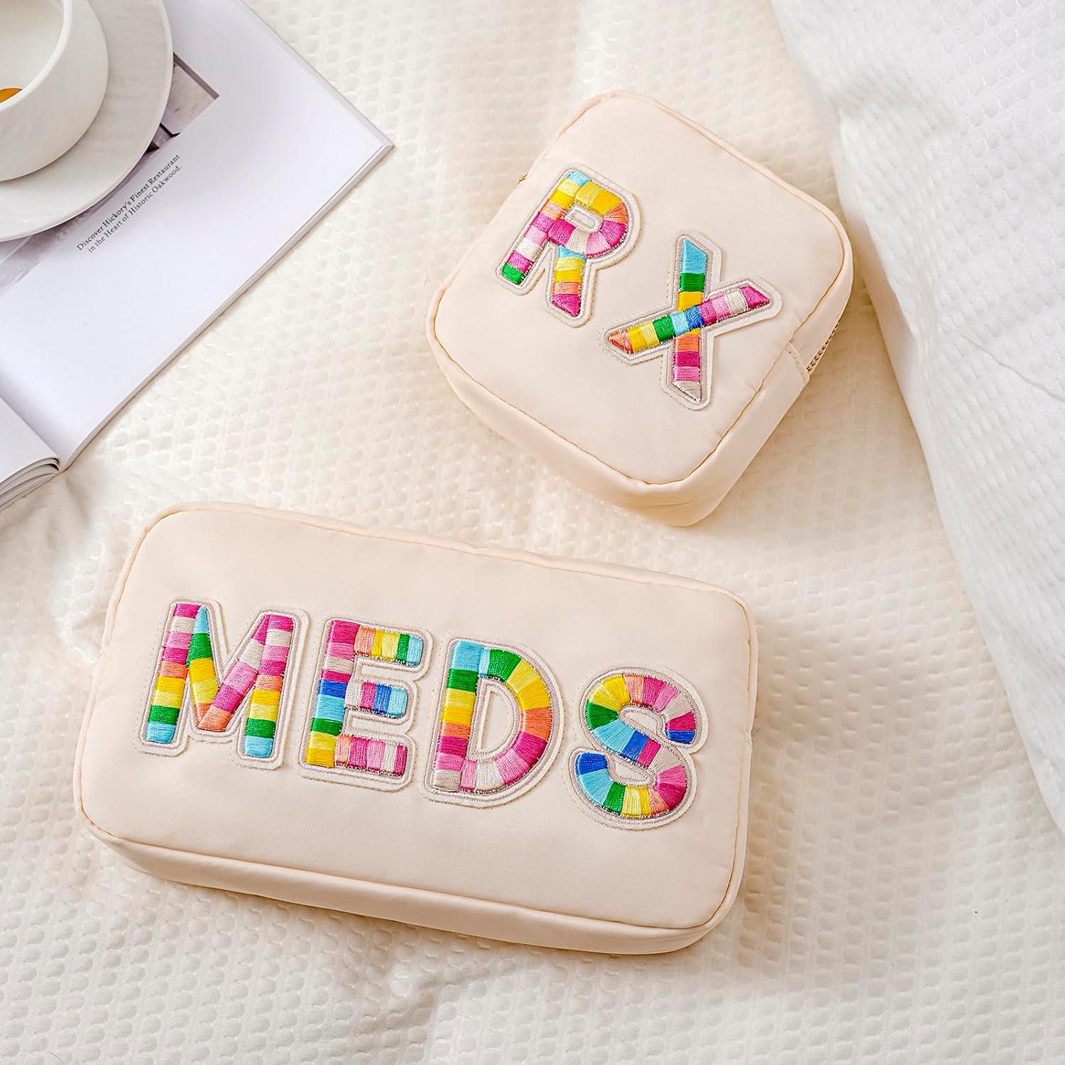 Bolsa Cosmética Uekeboag Nylon RX+MEDS 25.4x12.7cm