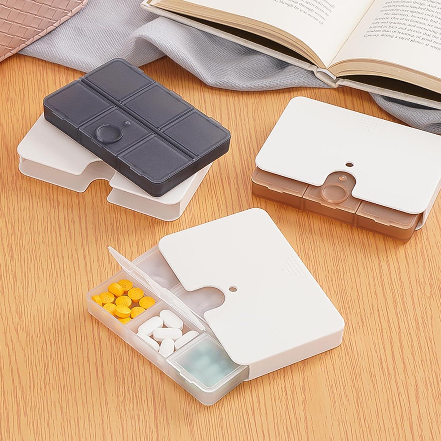 Organizador de Pastillas Pekox 6 Compartimentos Portátil 11.2cm