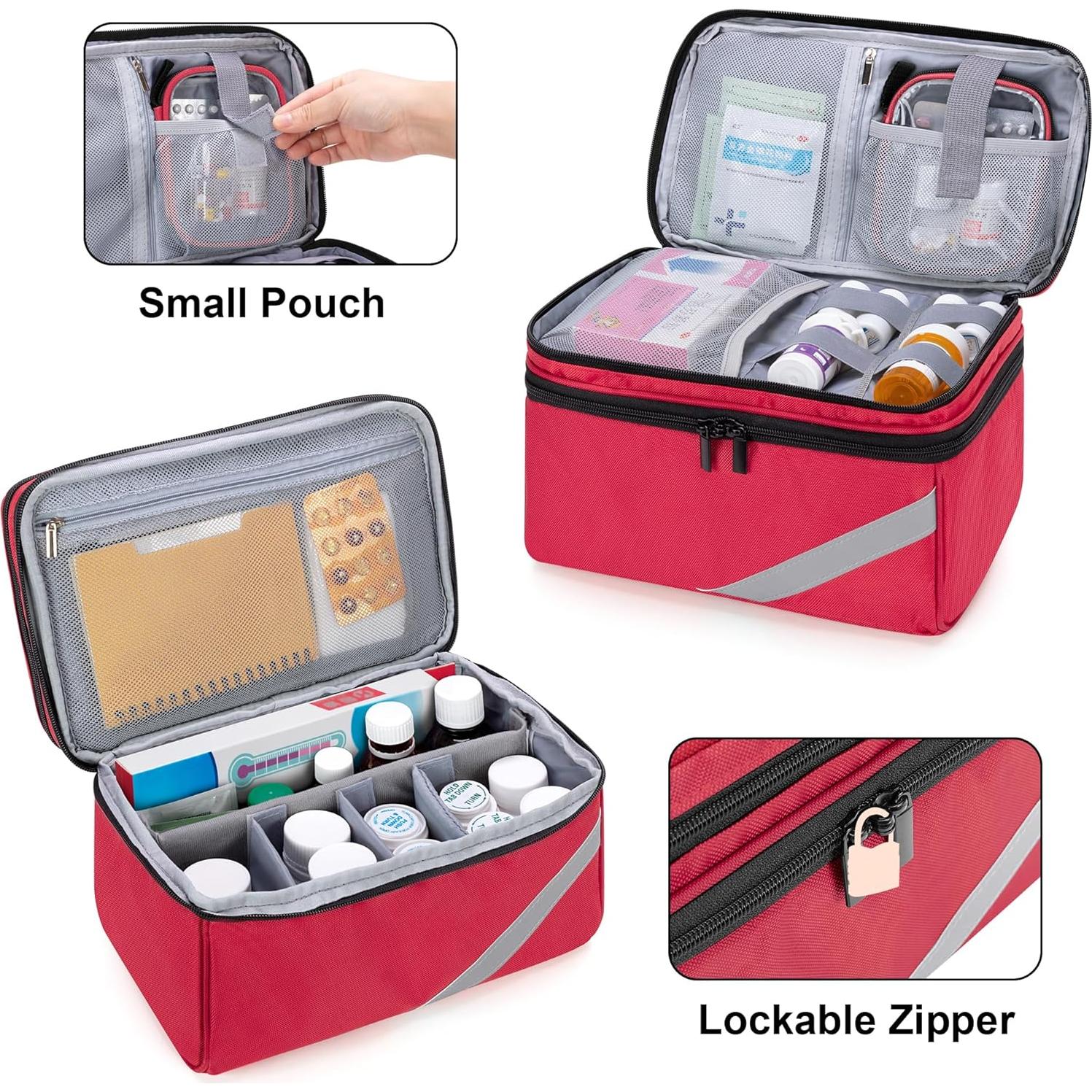 Bolsa Organizadora de Medicamentos Trunab - Doble Capa 26.9x18cm