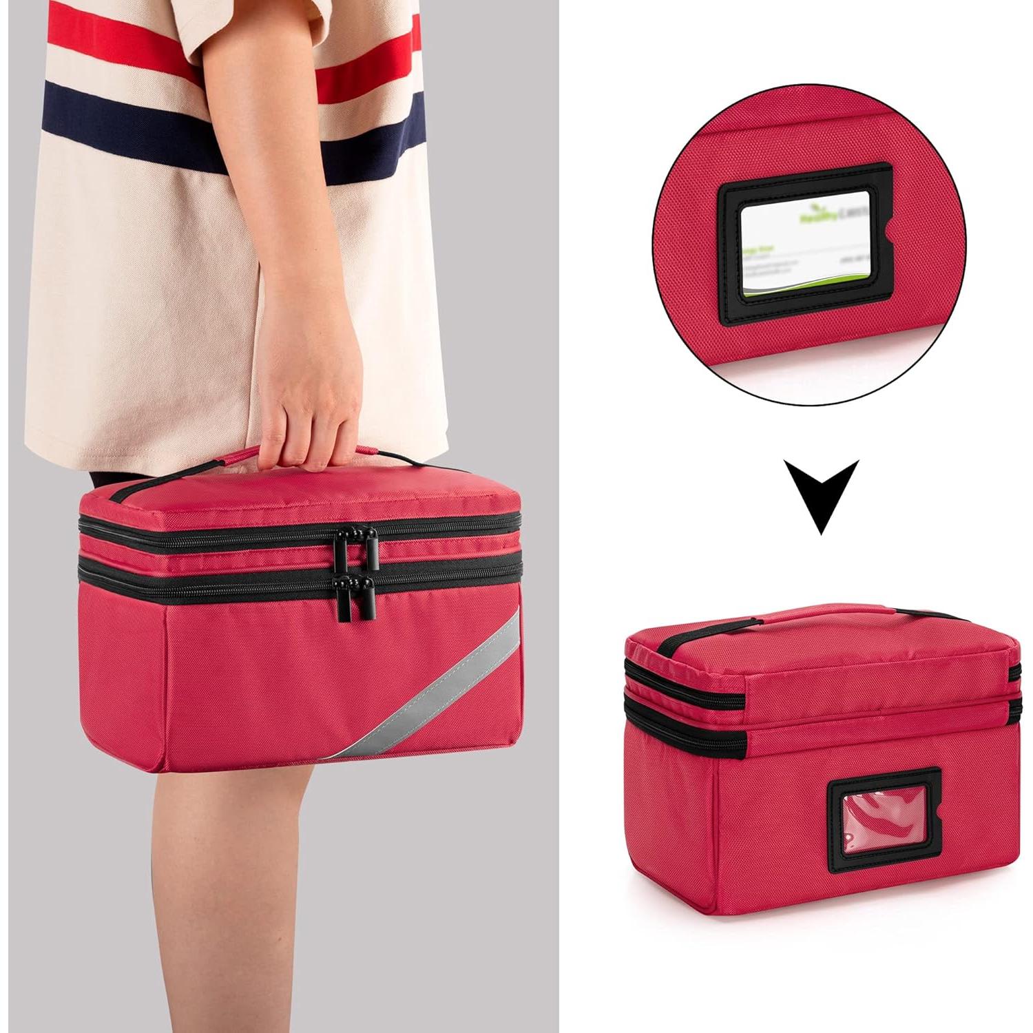 Bolsa Organizadora de Medicamentos Trunab - Doble Capa 26.9x18cm