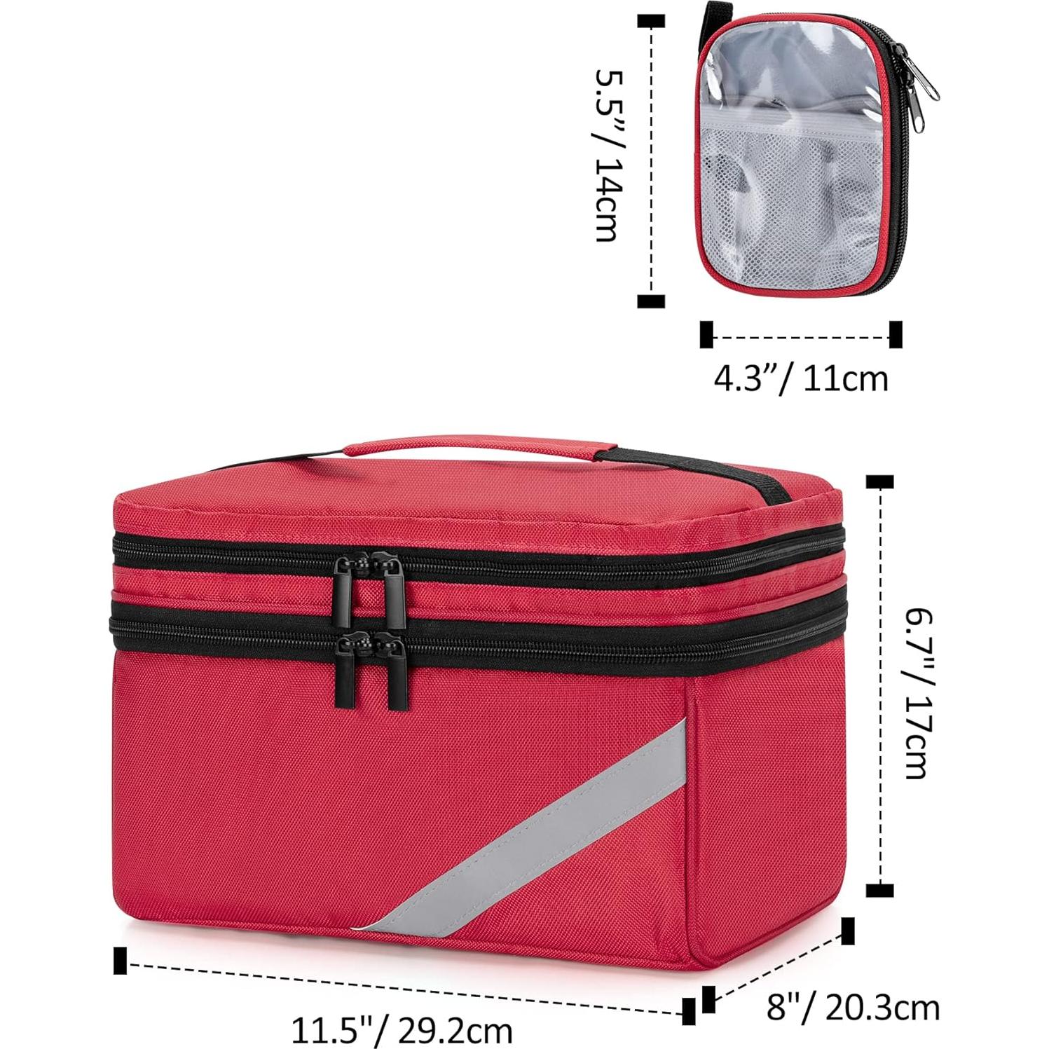 Bolsa Organizadora de Medicamentos Trunab - Doble Capa 26.9x18cm
