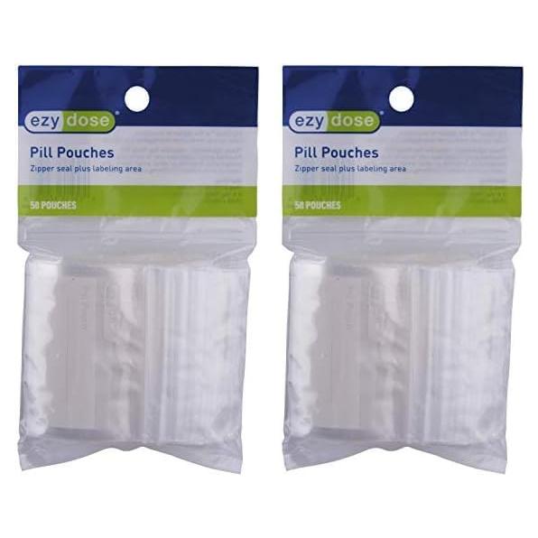 Bolsas desechables Ezy Dose para pastillas, 50 unidades