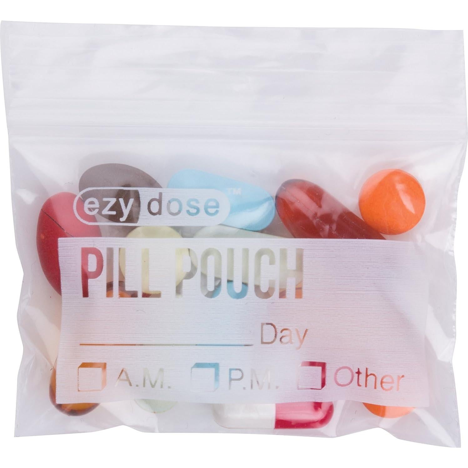 Bolsas desechables Ezy Dose para pastillas, 50 unidades