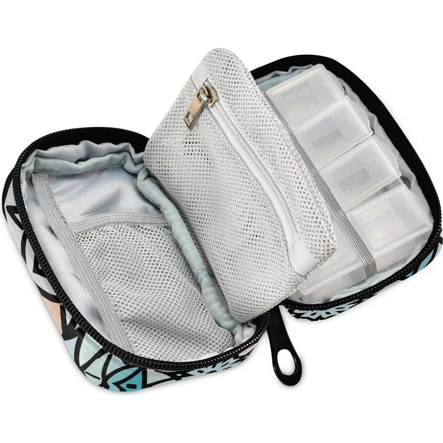 Caja Organizadora de Pastillas QwThum Semanal Compacta 7 Días