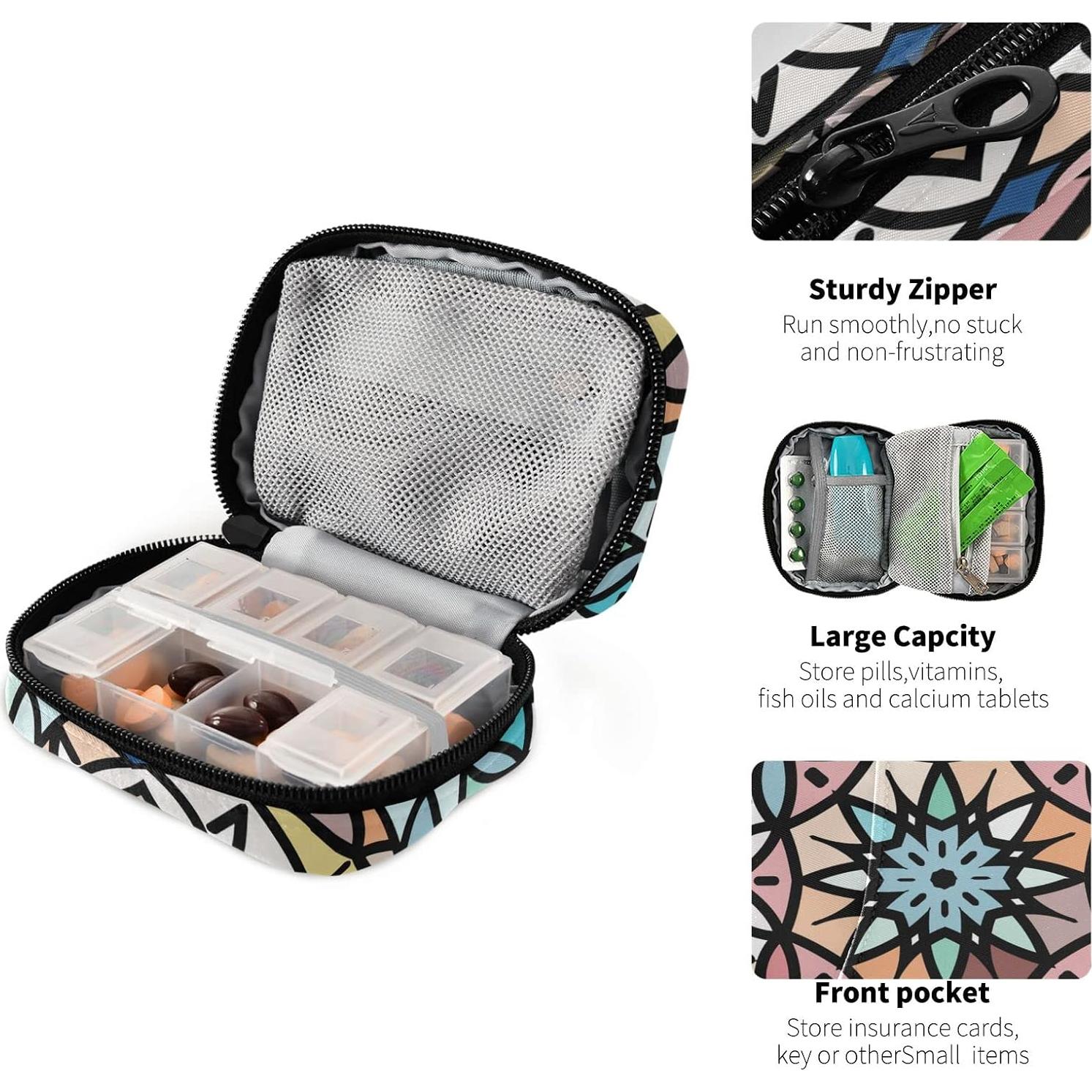 Caja Organizadora de Pastillas QwThum Semanal Compacta 7 Días