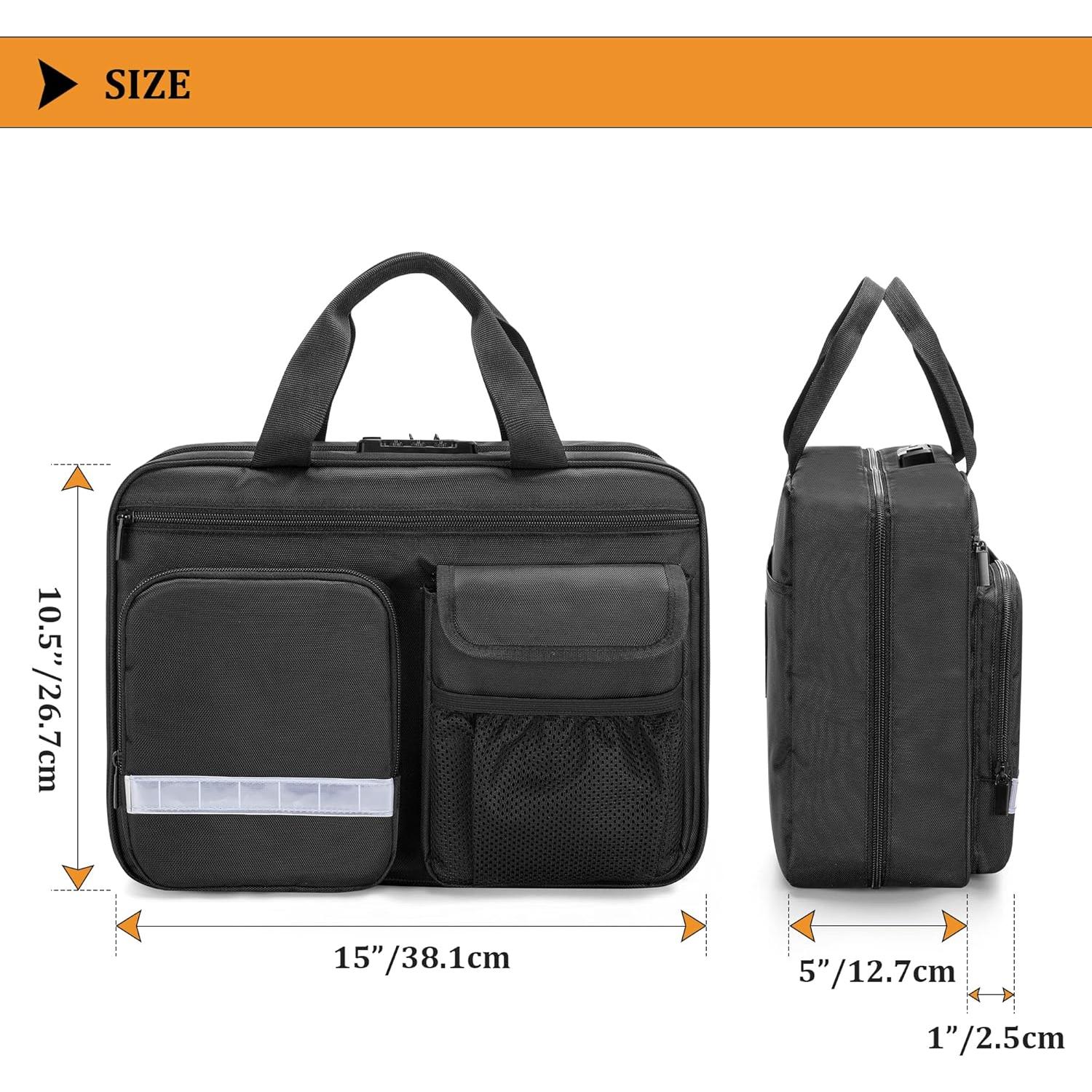 Organizador de Medicamentos Damero con Cerradura 38x26x12 cm