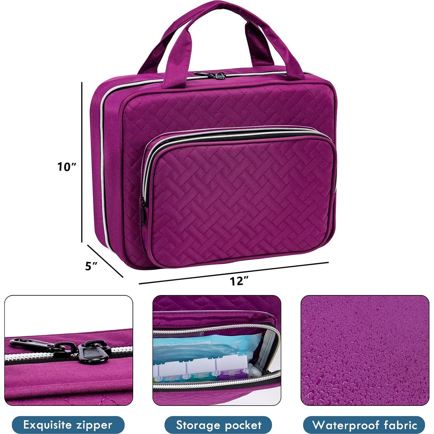 Bolsa de Medicamentos BAGSFY para Viajar, Organizador Semanal