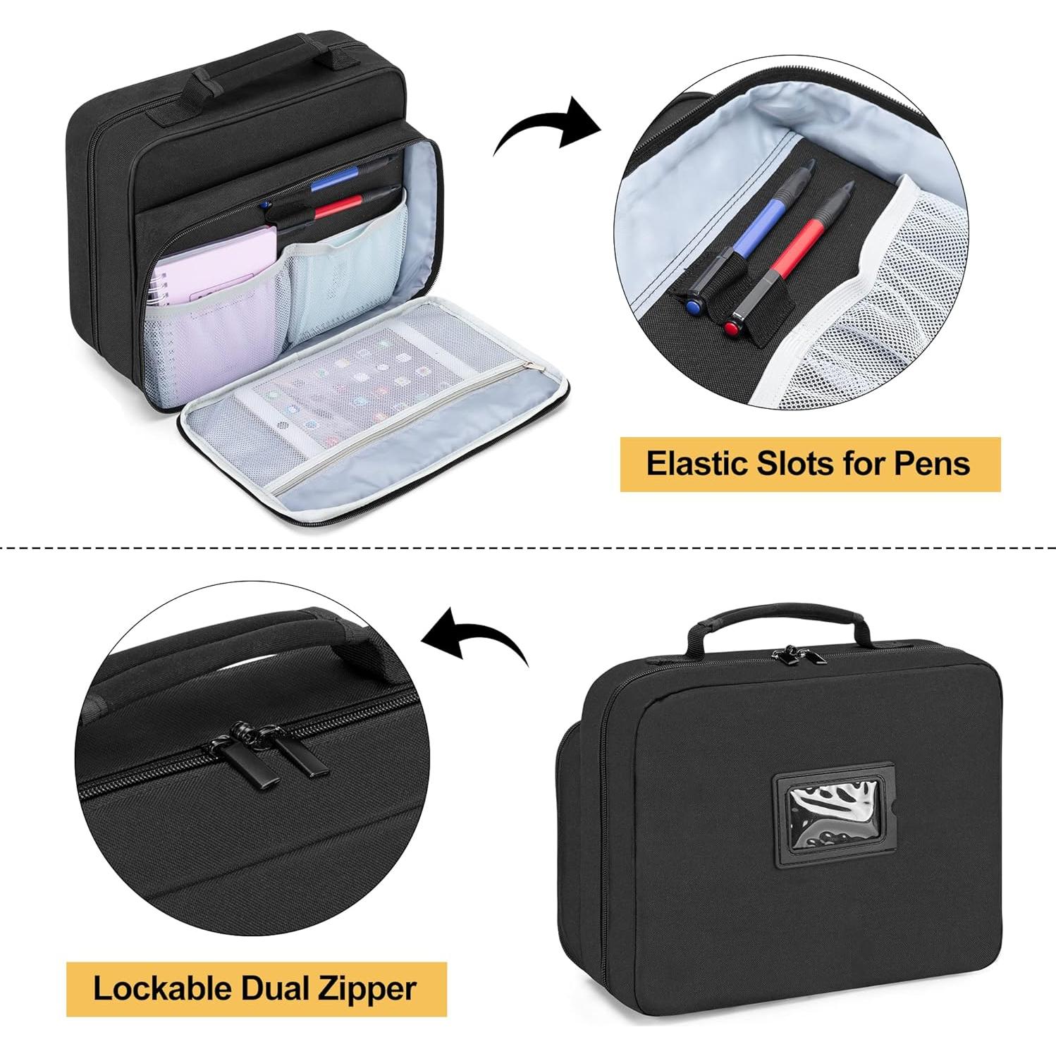 Organizador de Botellas de Pastillas Damero - Bolsa de Medicamentos