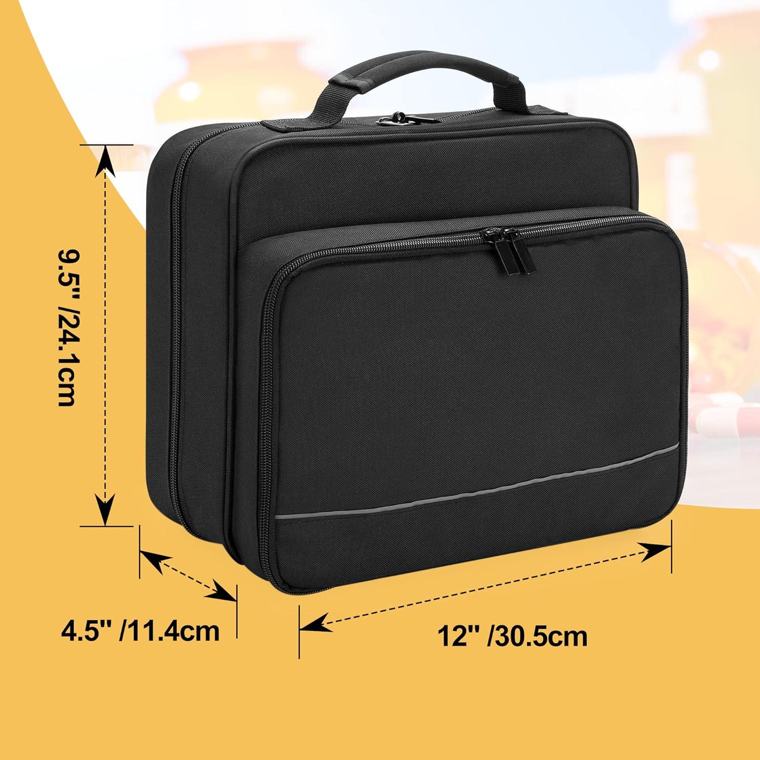 Organizador de Botellas de Pastillas Damero - Bolsa de Medicamentos