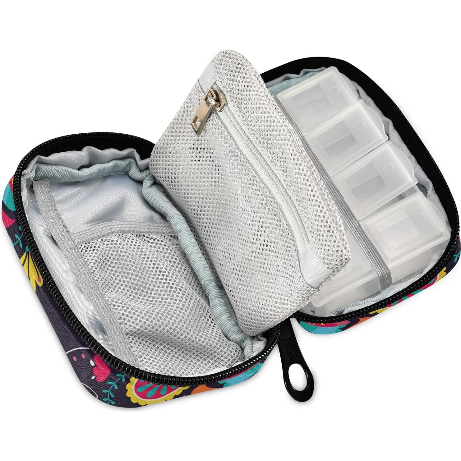 Organizador de Pastillas Eyanle Semanal Compacto 11.68x7.99cm