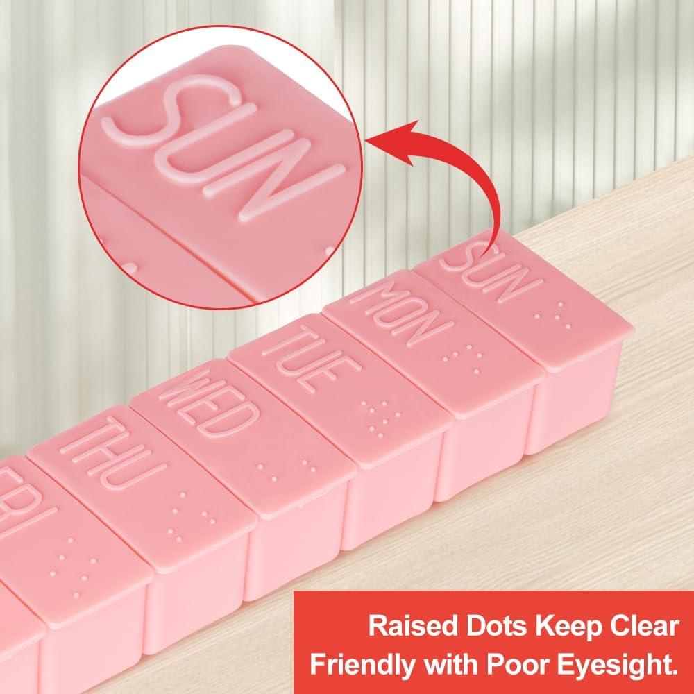 Organizador Semanal de Pastillas Sanderala 2Pack 14 Compartimentos