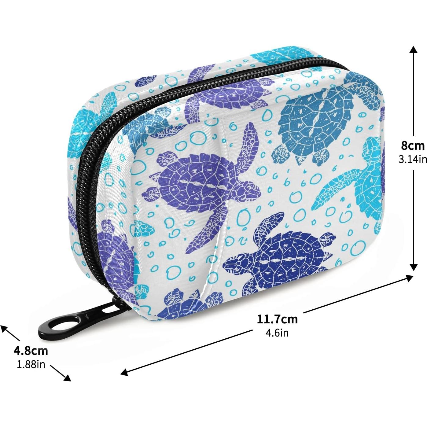 Organizador de Pastillas Naanle Tortuga Marina Compacto 11.68cm