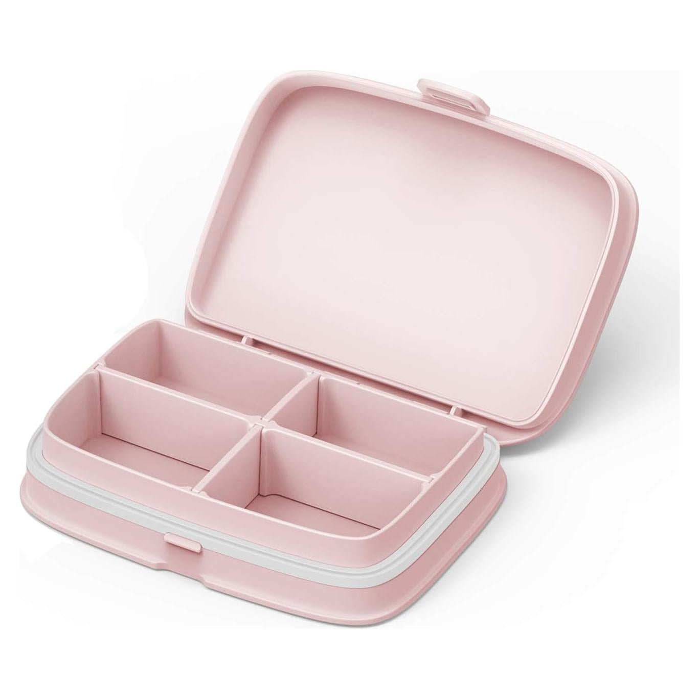 Estuche de Pastillas Slim ZDQZC - Organizador Portátil Rosa