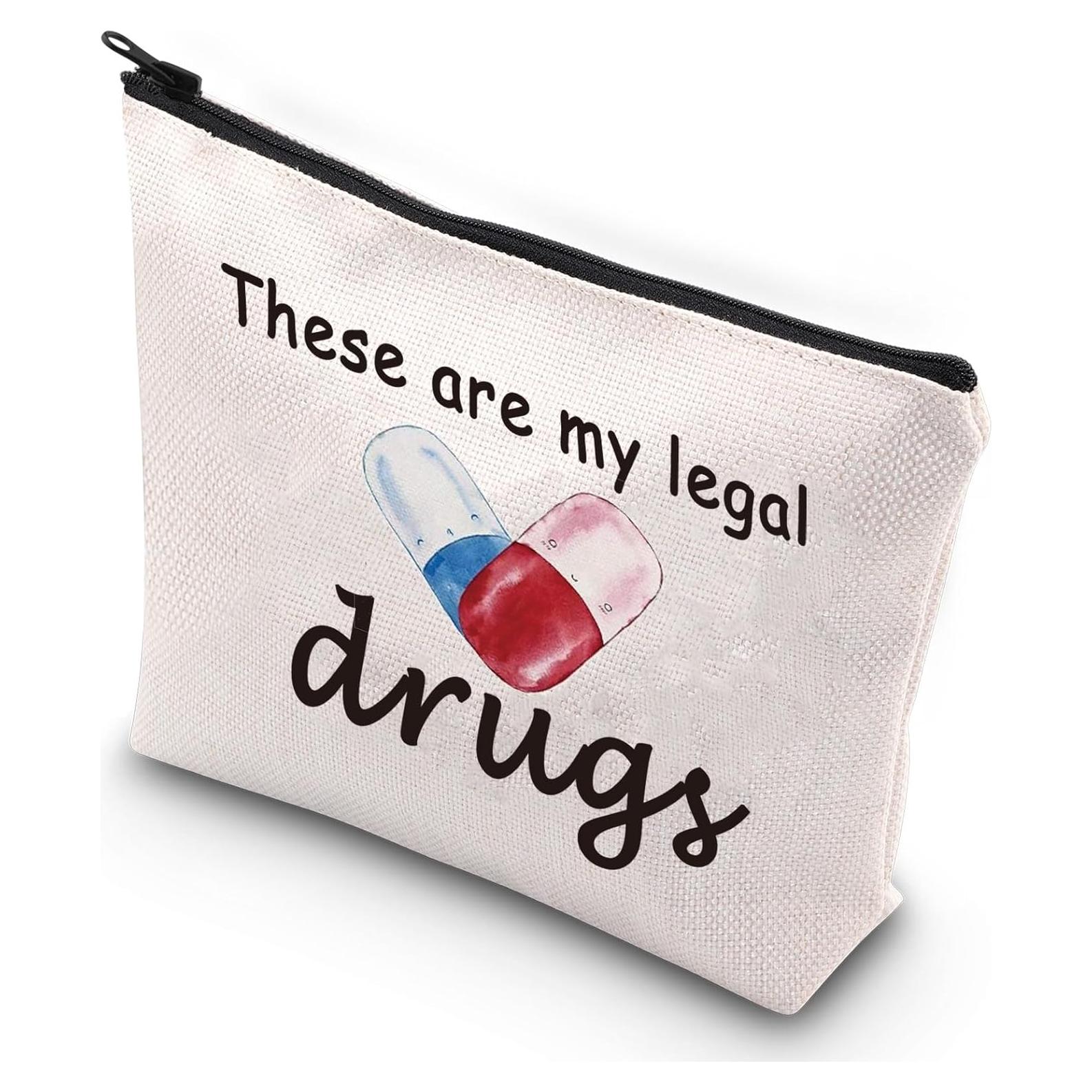 Bolsa Cosmética Divertida para Mujeres G2TUP - Mis Drogas Legales