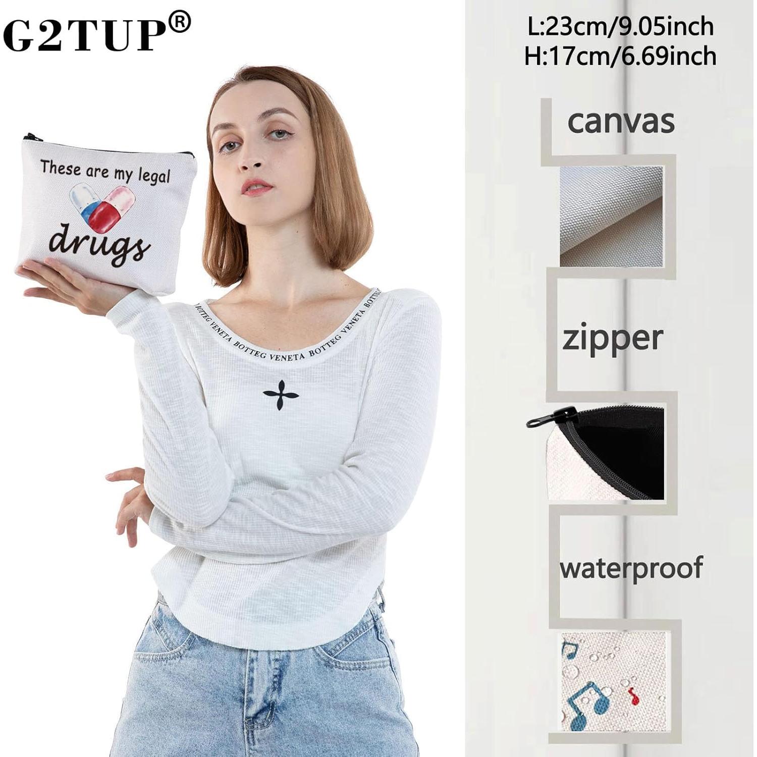 Bolsa Cosmética Divertida para Mujeres G2TUP - Mis Drogas Legales