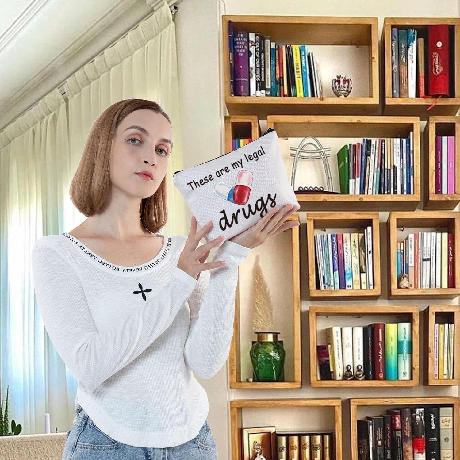 Bolsa Cosmética Divertida para Mujeres G2TUP - Mis Drogas Legales