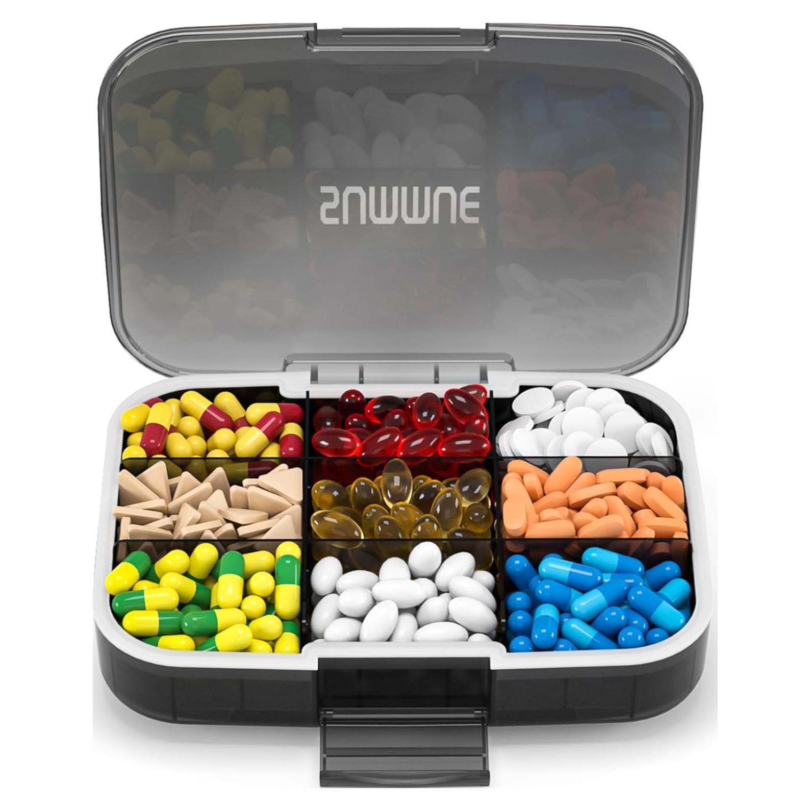 Organizador de Pastillas Grande SUMMUE XL a Prueba de Humedad