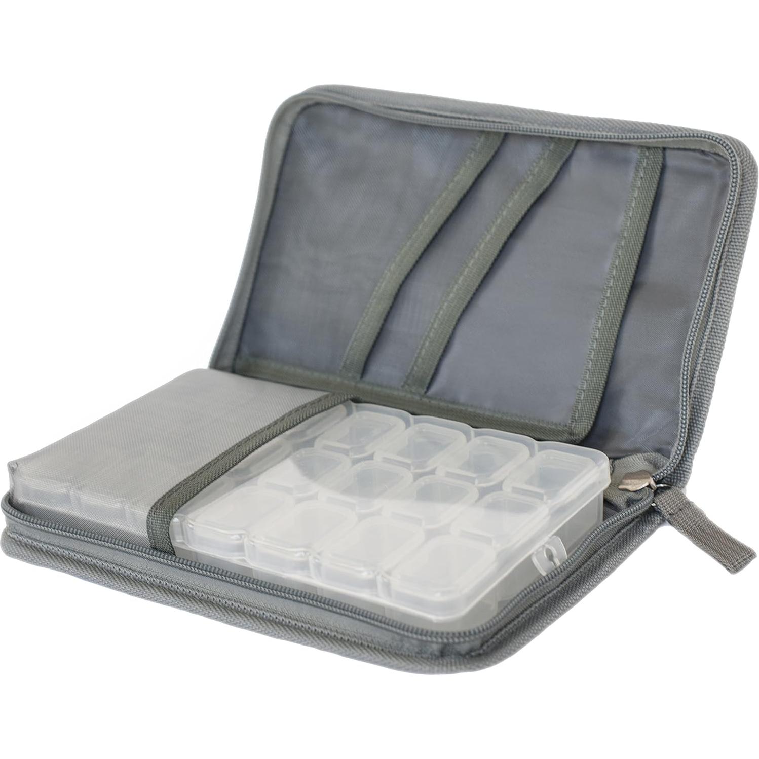 Organizador de pastillas LeanTravel pequeño para 7 días gris