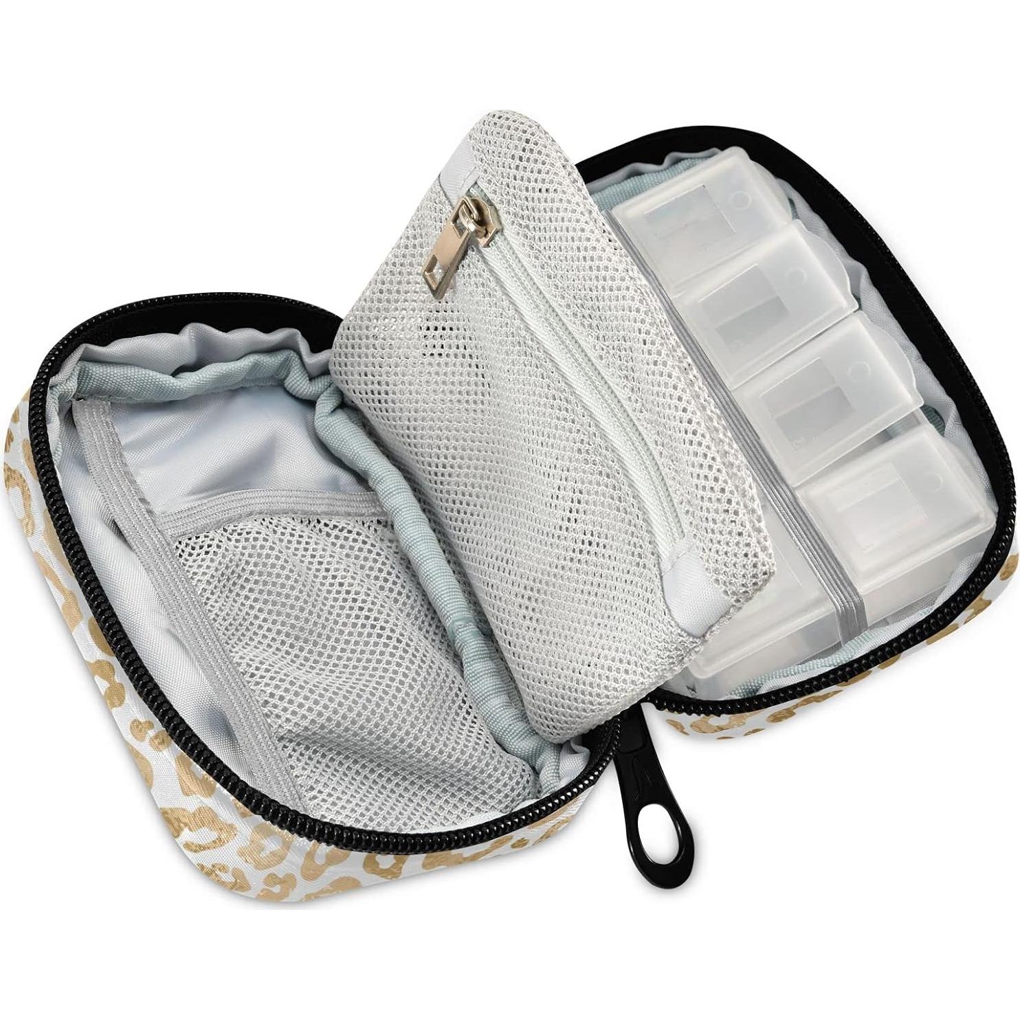 Estuche de Pastillas Ollabaky 7 Días Estampado Leopardo