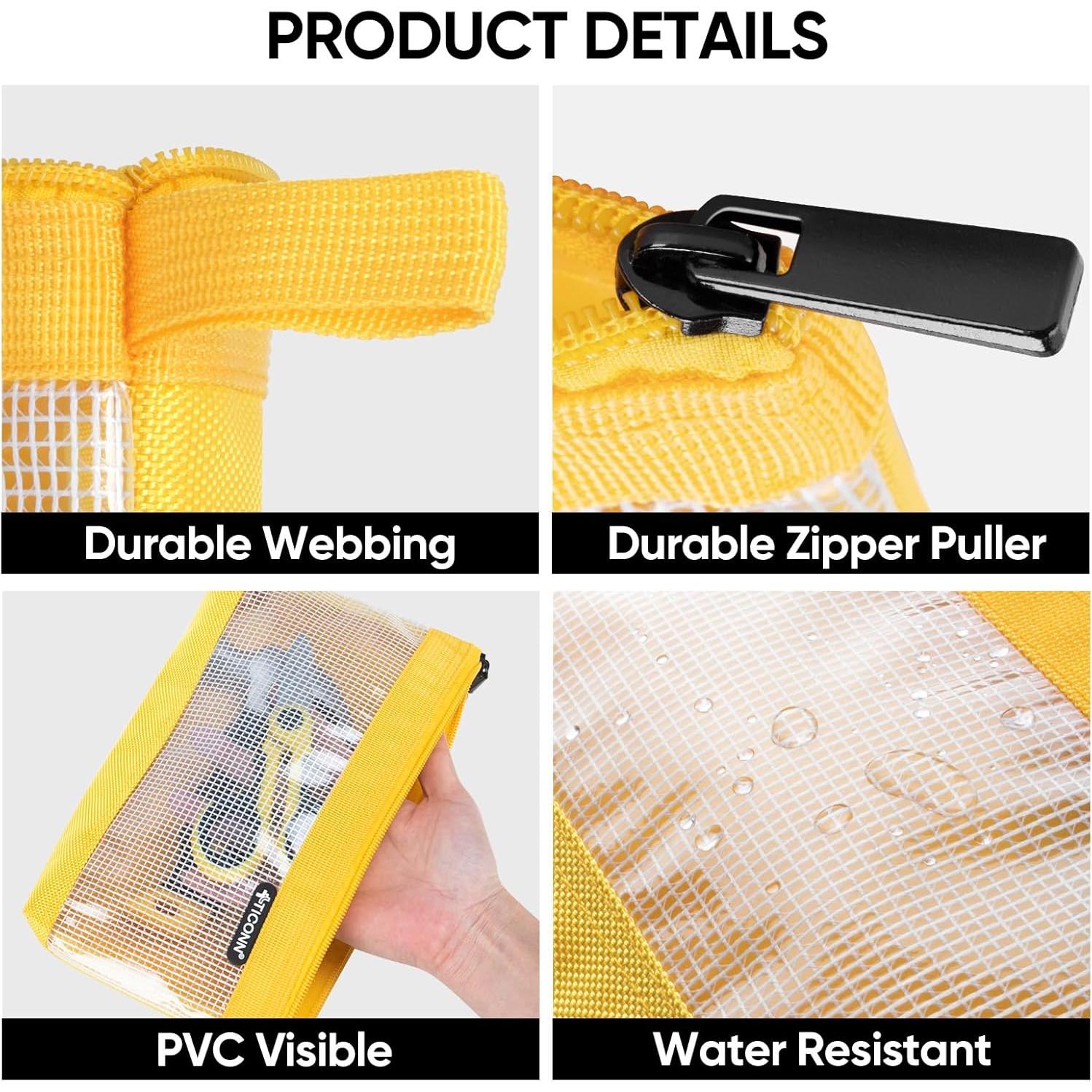 Bolsa de Herramientas TICONN 6PK Oxford 1680D Transparente