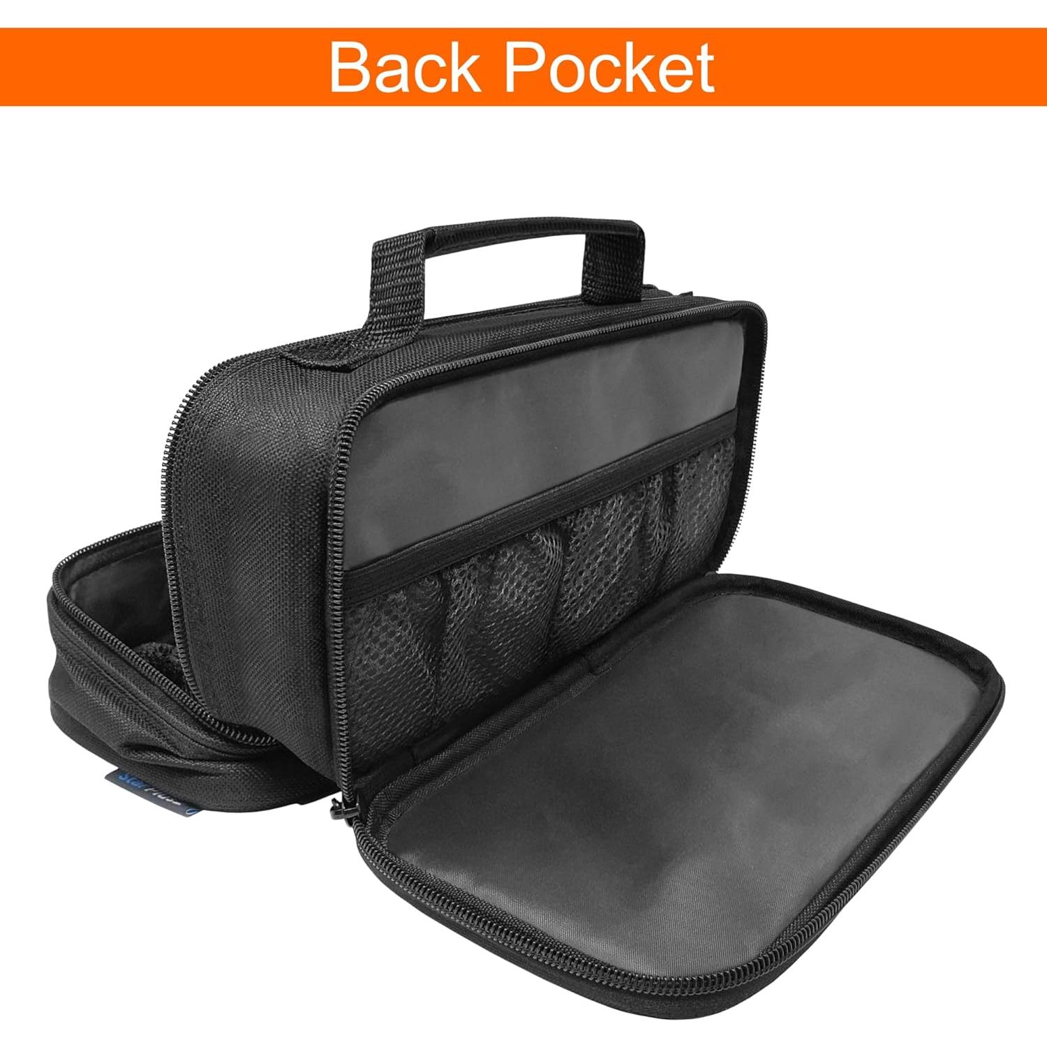 Organizador de Medicamentos StarPlus2 Negro Pequeño 8 Bolsillos