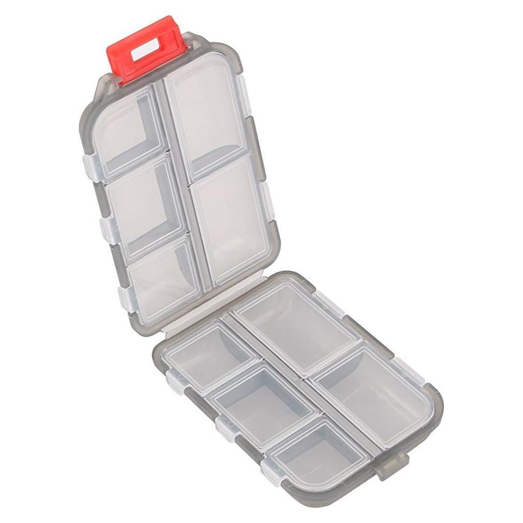 Estuche organizador de pastillas YEEHO 10 compartimentos