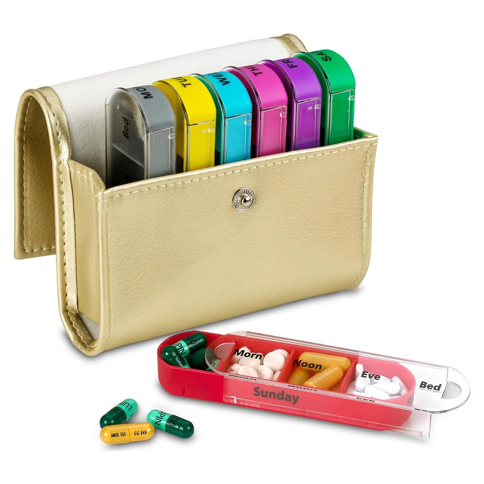 Organizador Semanal de Pastillas MEDca - 7 Días, 4 Tiempos
