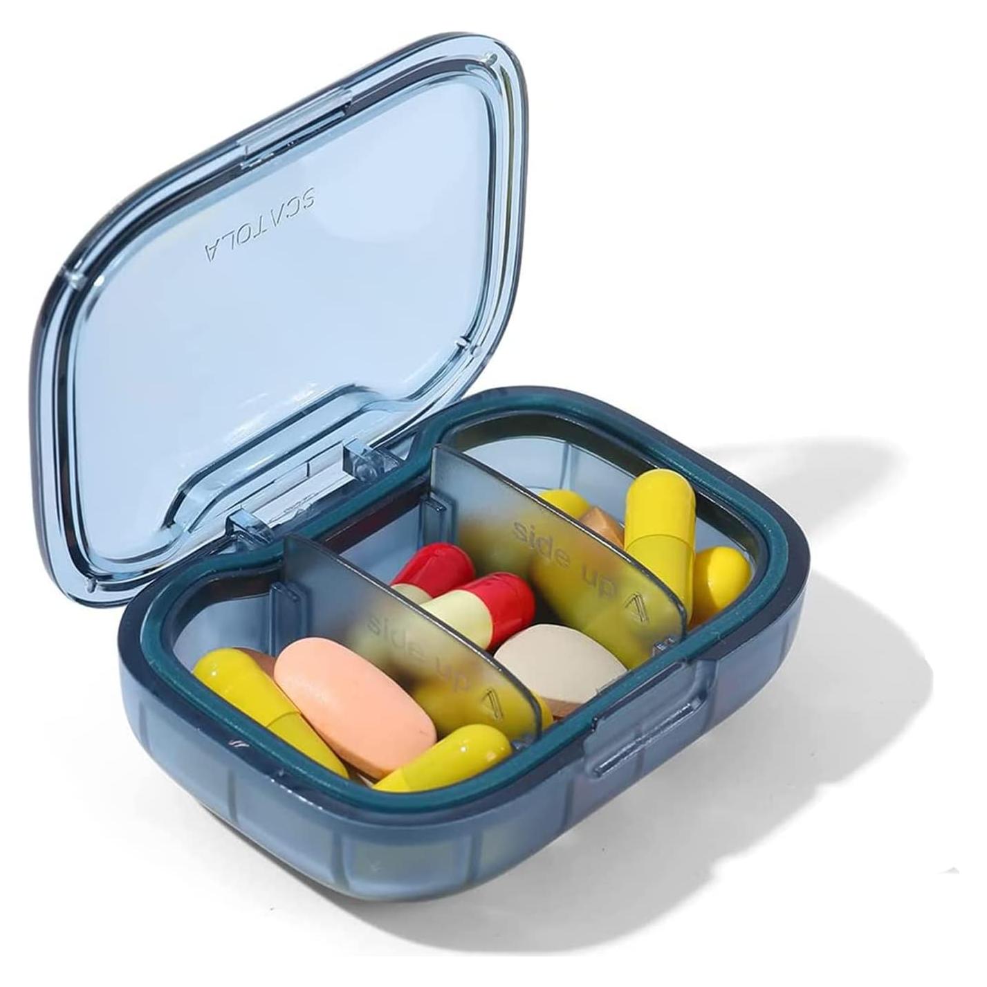 Caja de Pastillas KANGYAN 3 Compartimentos a Prueba de Humedad