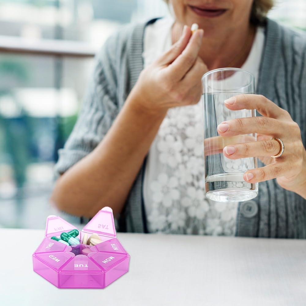 Organizador de Pastillas Diario Cutiland 4 Paquetes 20.3x20.3 cm