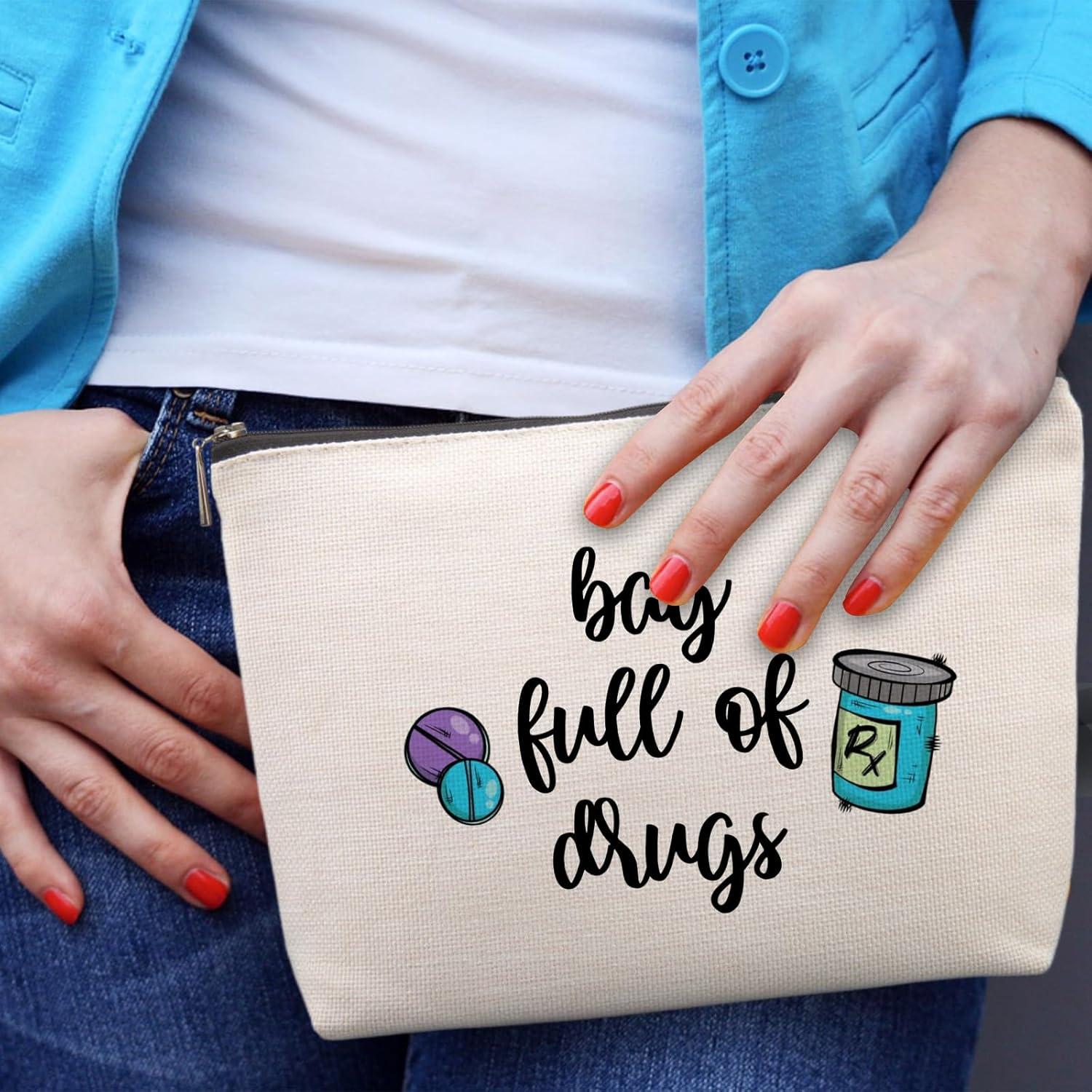 Bolsa de Medicina para Viajar Lcoanriut 22.86x17.78 cm