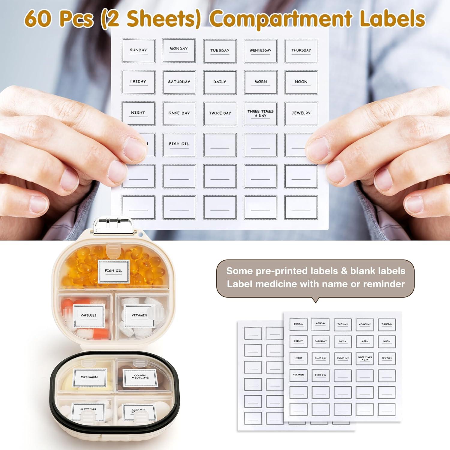 Estuche para Pastillas Zannaki Pequeño Organizador 7 Días