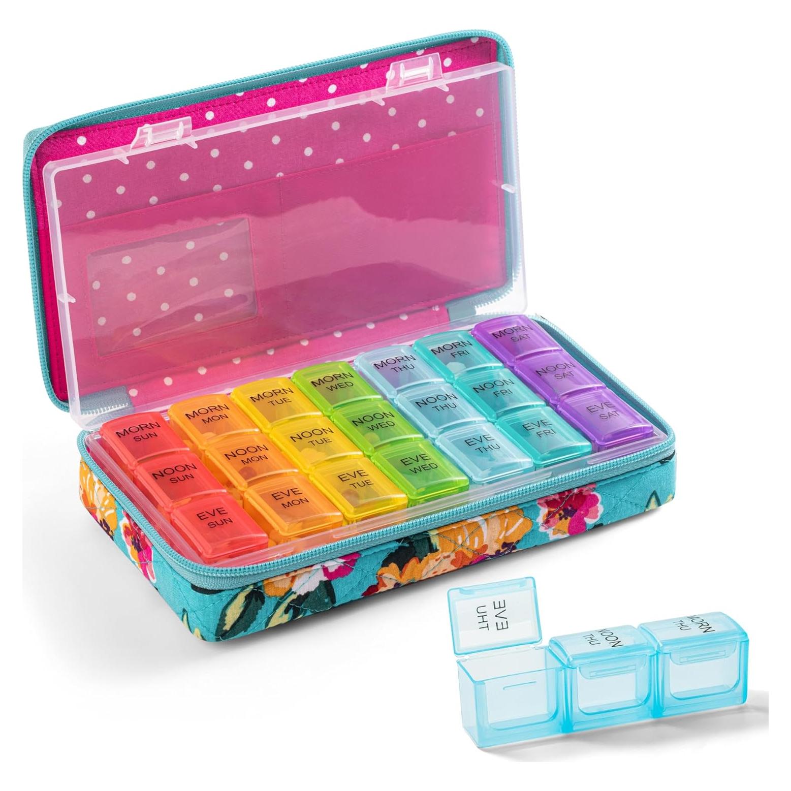 Organizador Semanal de Pastillas Zumd - 21 Compartimentos