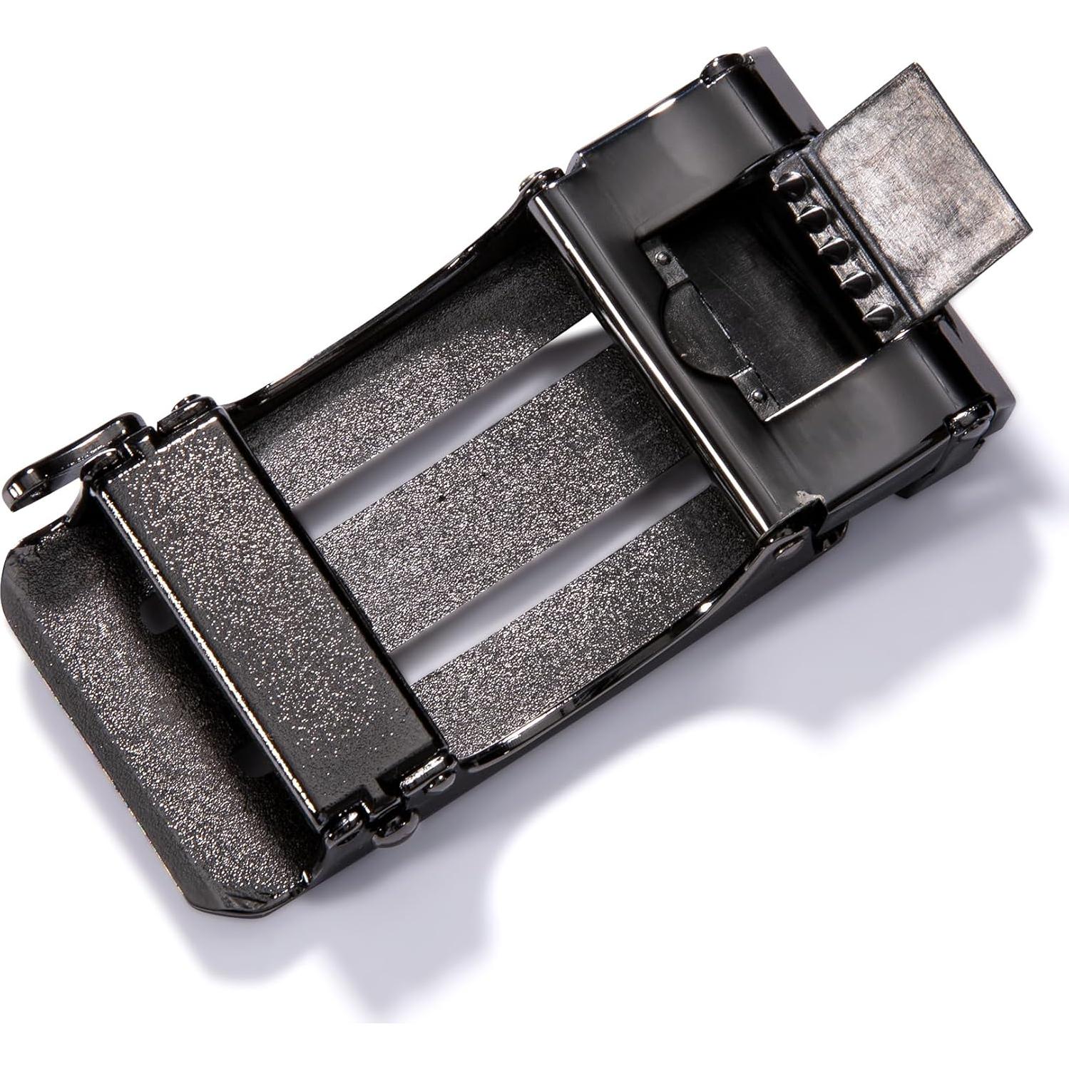 Cinturón de Ratchet Barry.Wang Cuero Genuino Ajustable