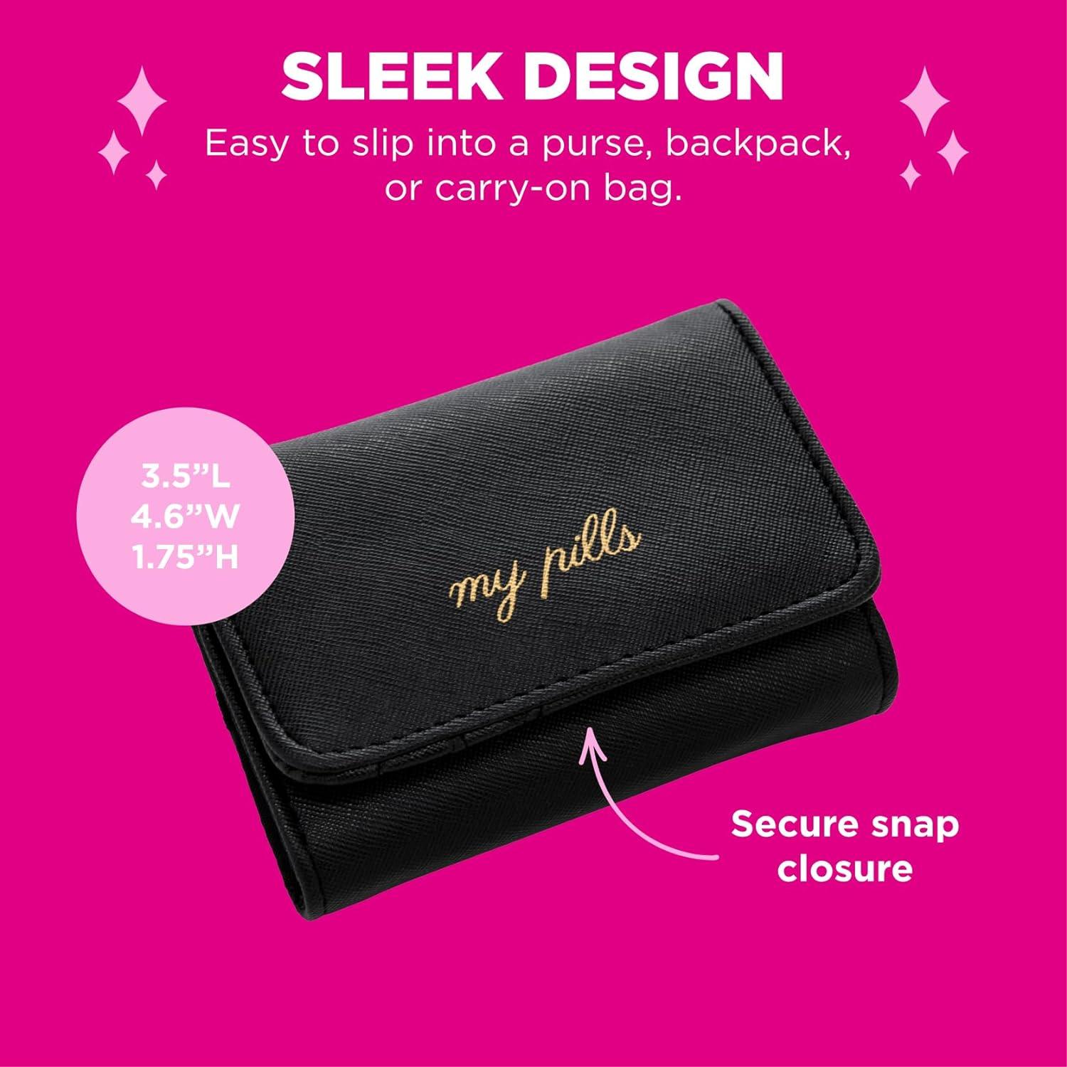 Estuche Organizador de Pastillas Miamica con Cierre 8 Días