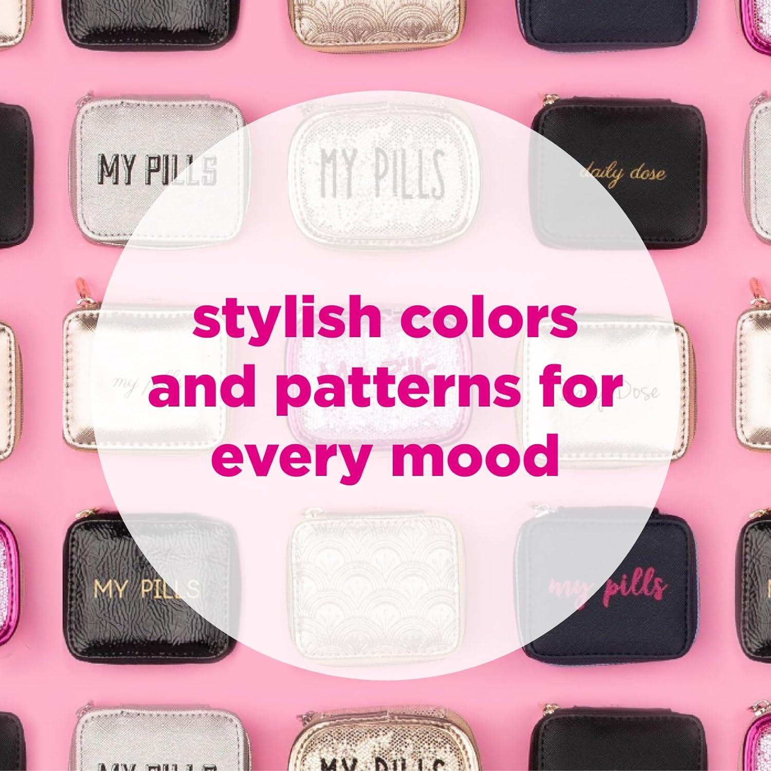 Estuche Organizador de Pastillas Miamica con Cierre 8 Días