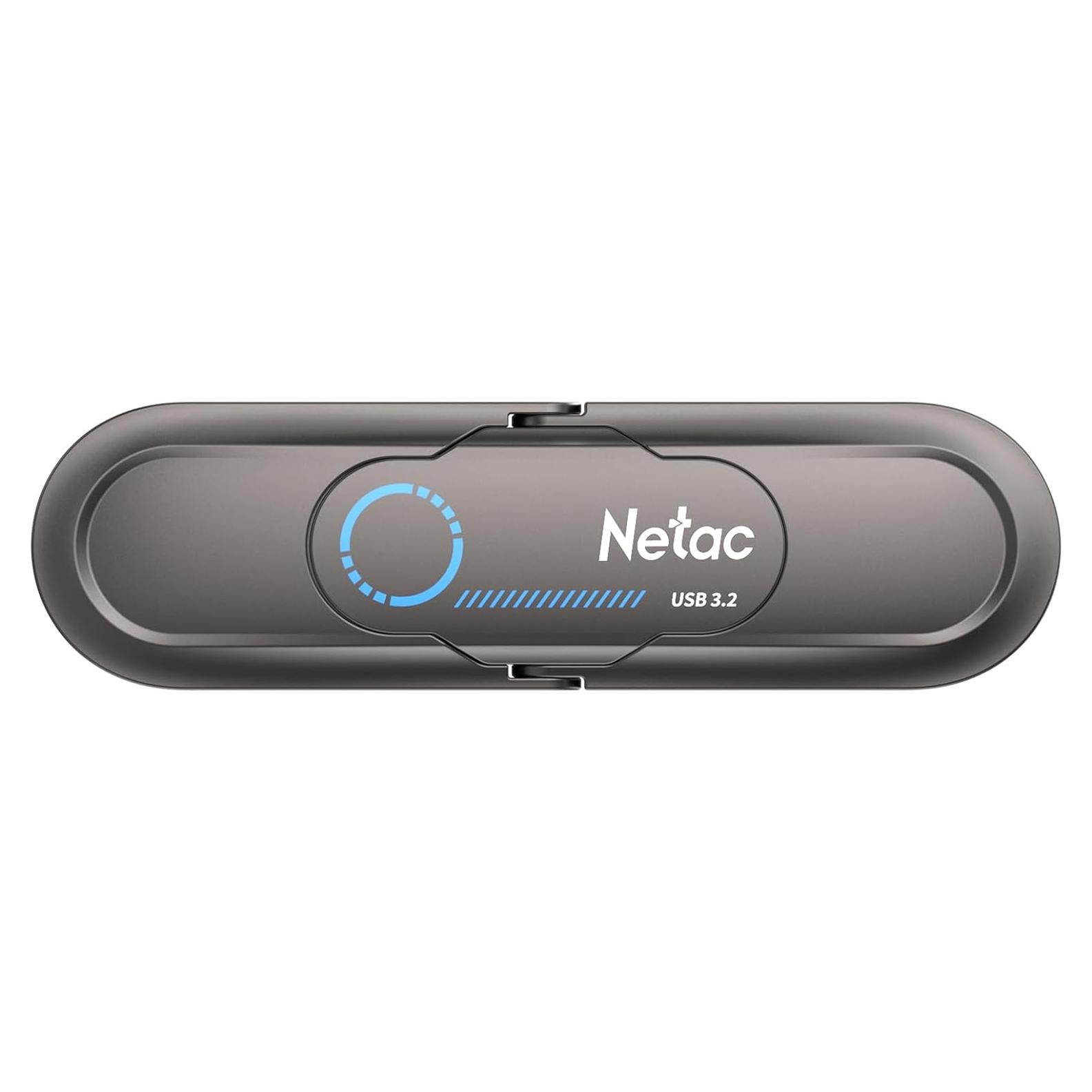Netac 256GB SSD Externo USB 3.2 Tipo-C Alta Velocidad