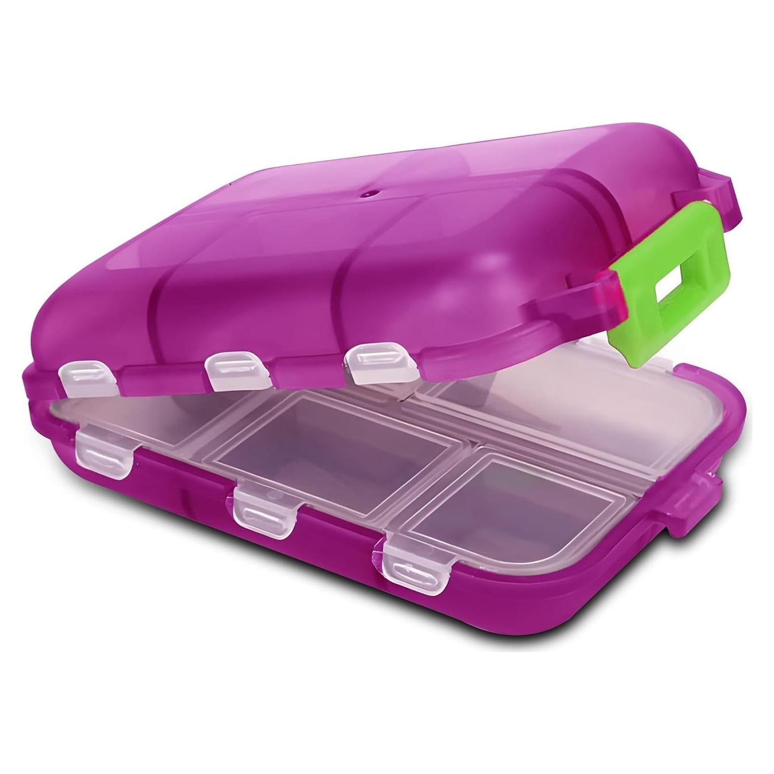 Organizador de Pastillas de Viaje YourRx - 10 Compartimentos Rosa