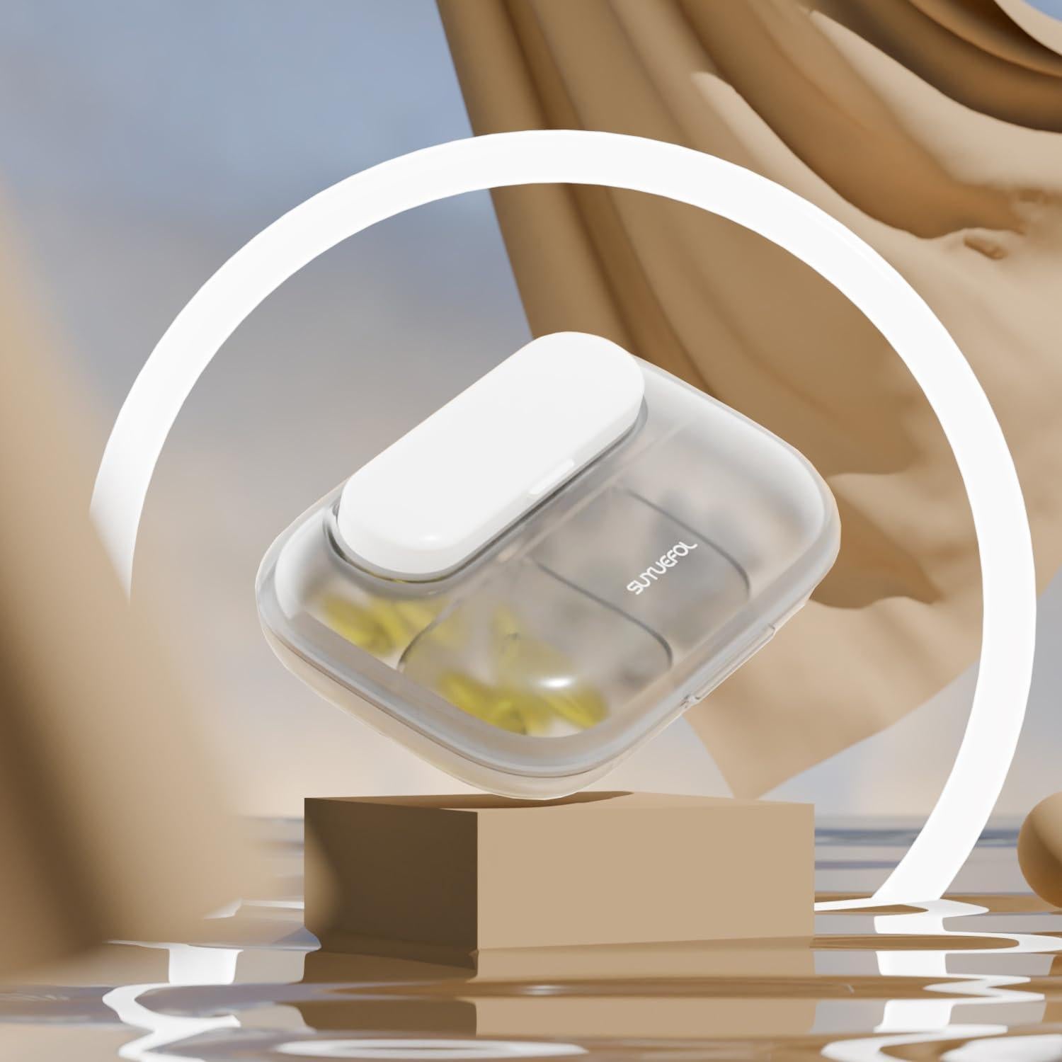 Organizador de Pastillas MURRI&MURRDI 6 Compartimentos Portátil