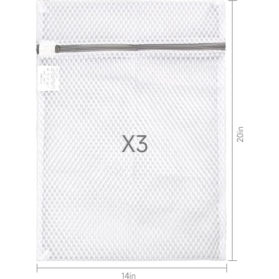 Bolsas de Lavandería de Malla GOGOODA - 3 Medianas Grandes