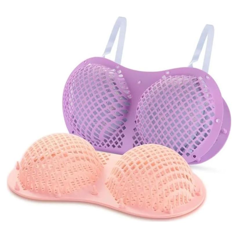 Bolsa de Lavado de Sujetadores TTYOUMXX de Silicona Púrpura
