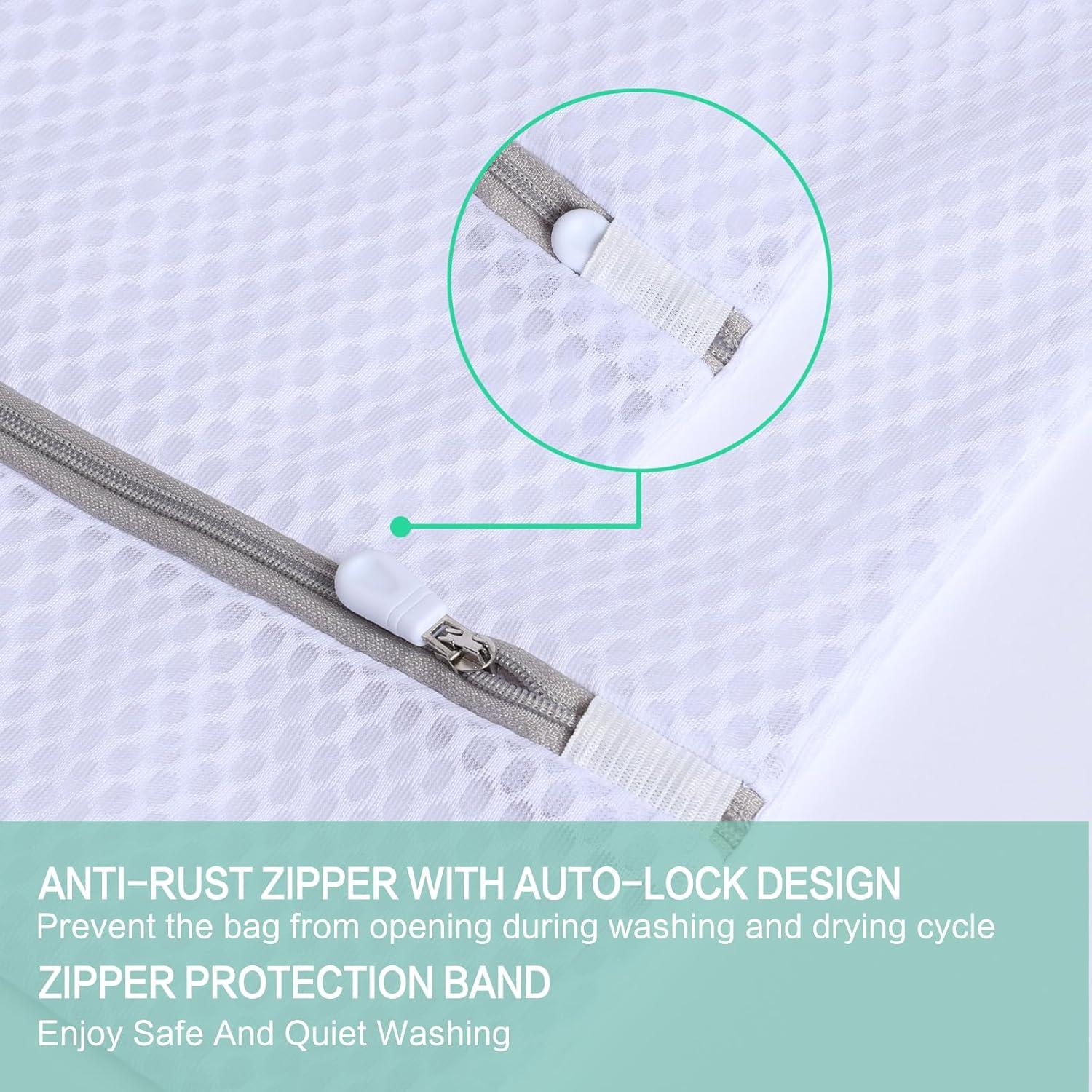 Paquete 3 Bolsas de Malla Syhskhy para Lavadora - Delicados