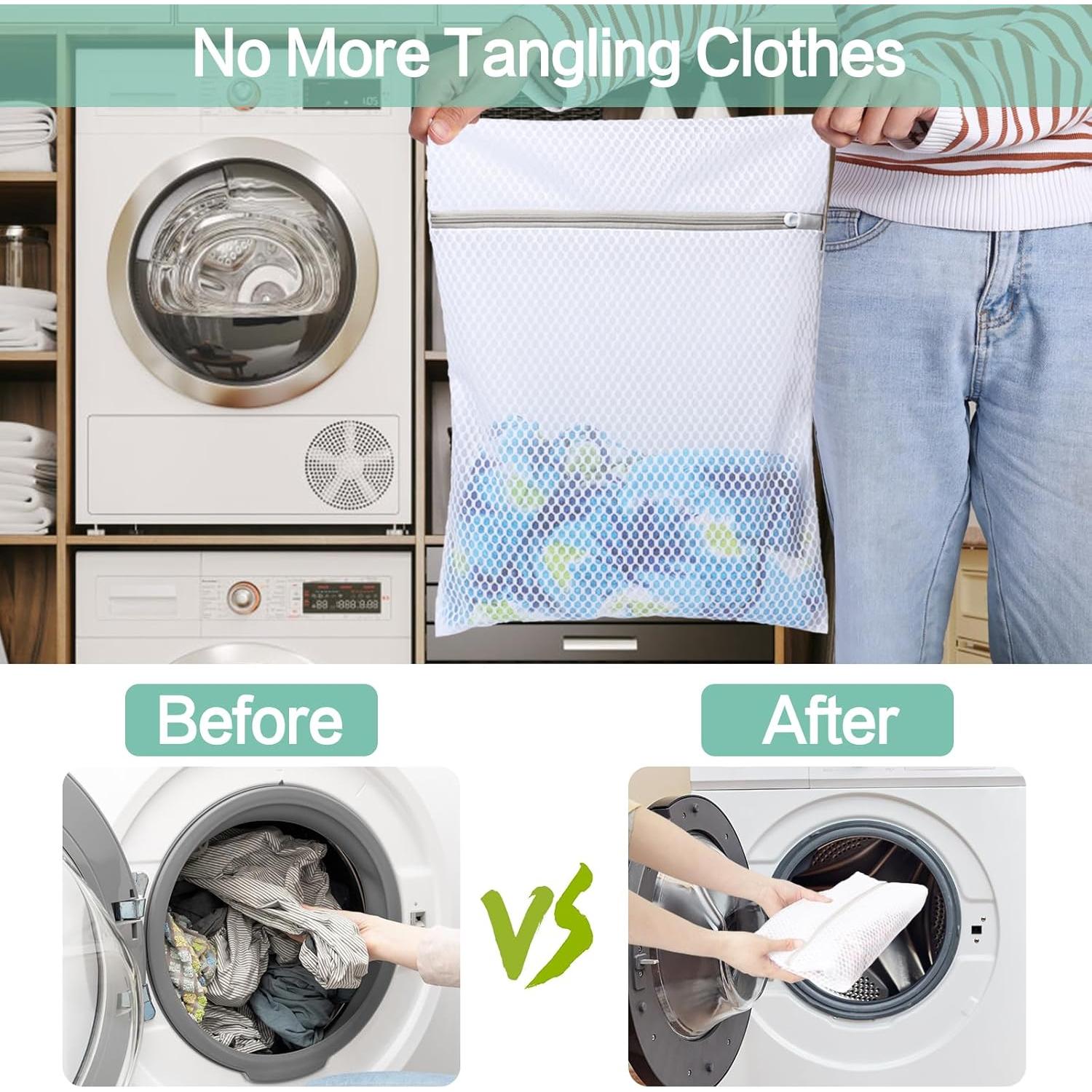 Paquete 3 Bolsas de Malla Syhskhy para Lavadora - Delicados