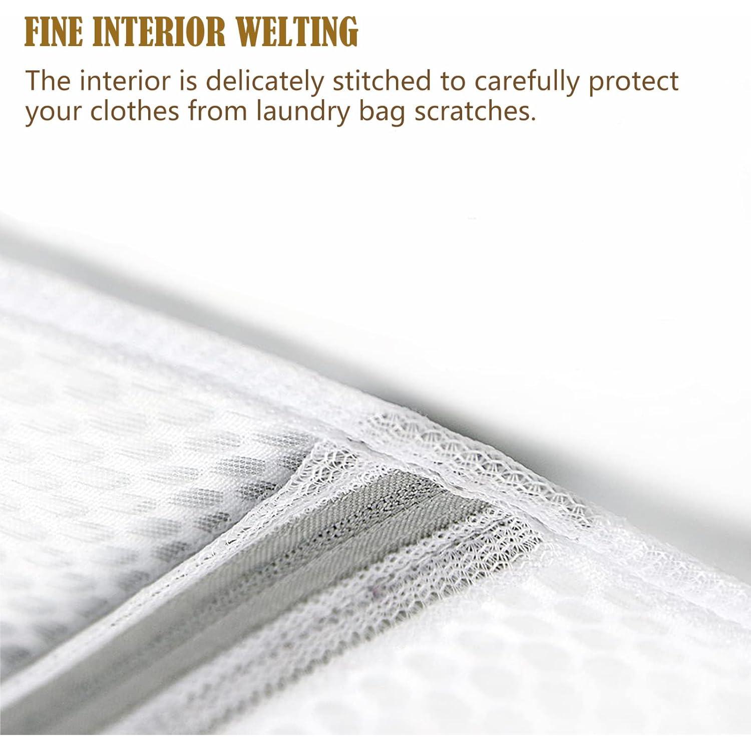 PrettyCare 3 Bolsas de Malla para Lavandería 40.6x48.3cm