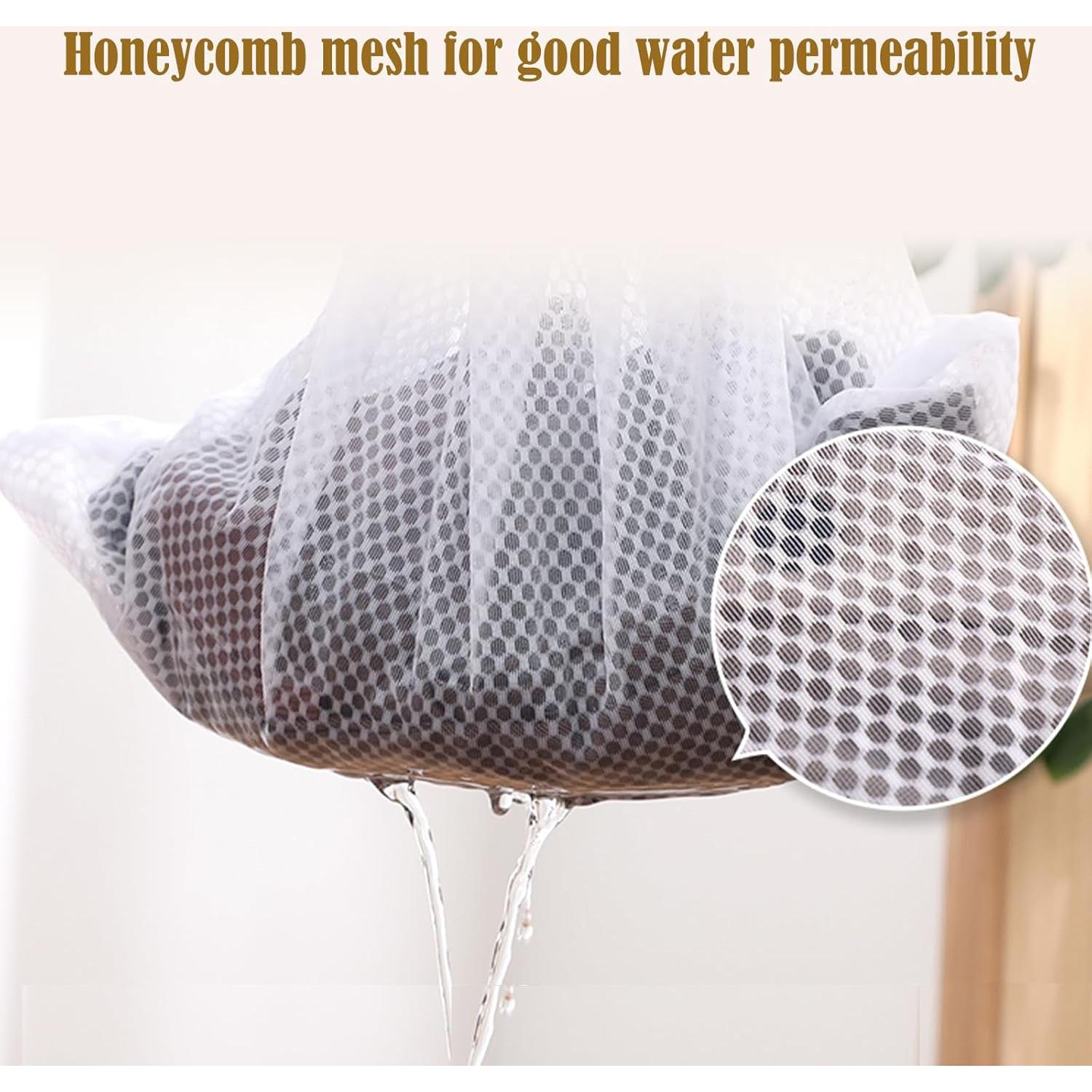 PrettyCare 3 Bolsas de Malla para Lavandería 40.6x48.3cm