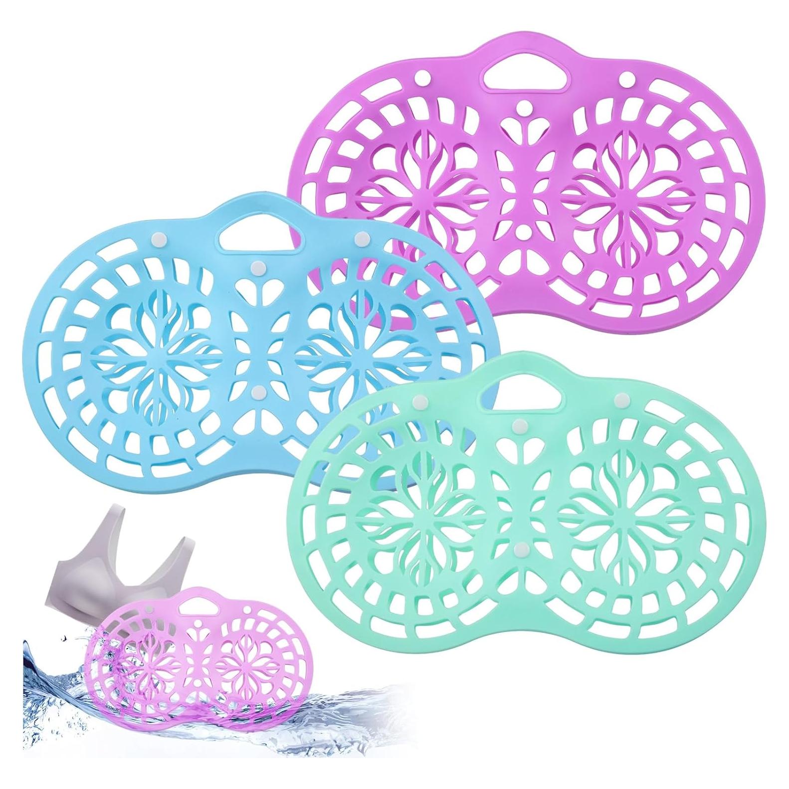 3 Bolsas de Lavado de Sujetadores OMISTAR Silicona 37.6x22.4cm