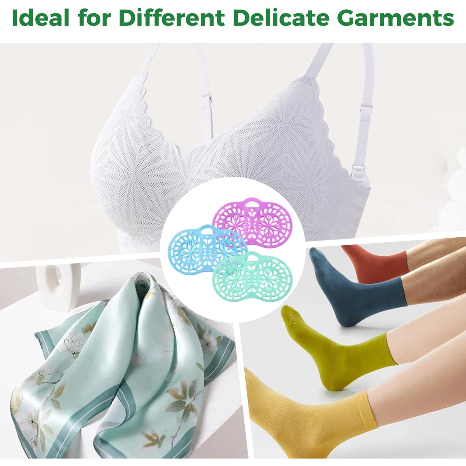 3 Bolsas de Lavado de Sujetadores OMISTAR Silicona 37.6x22.4cm