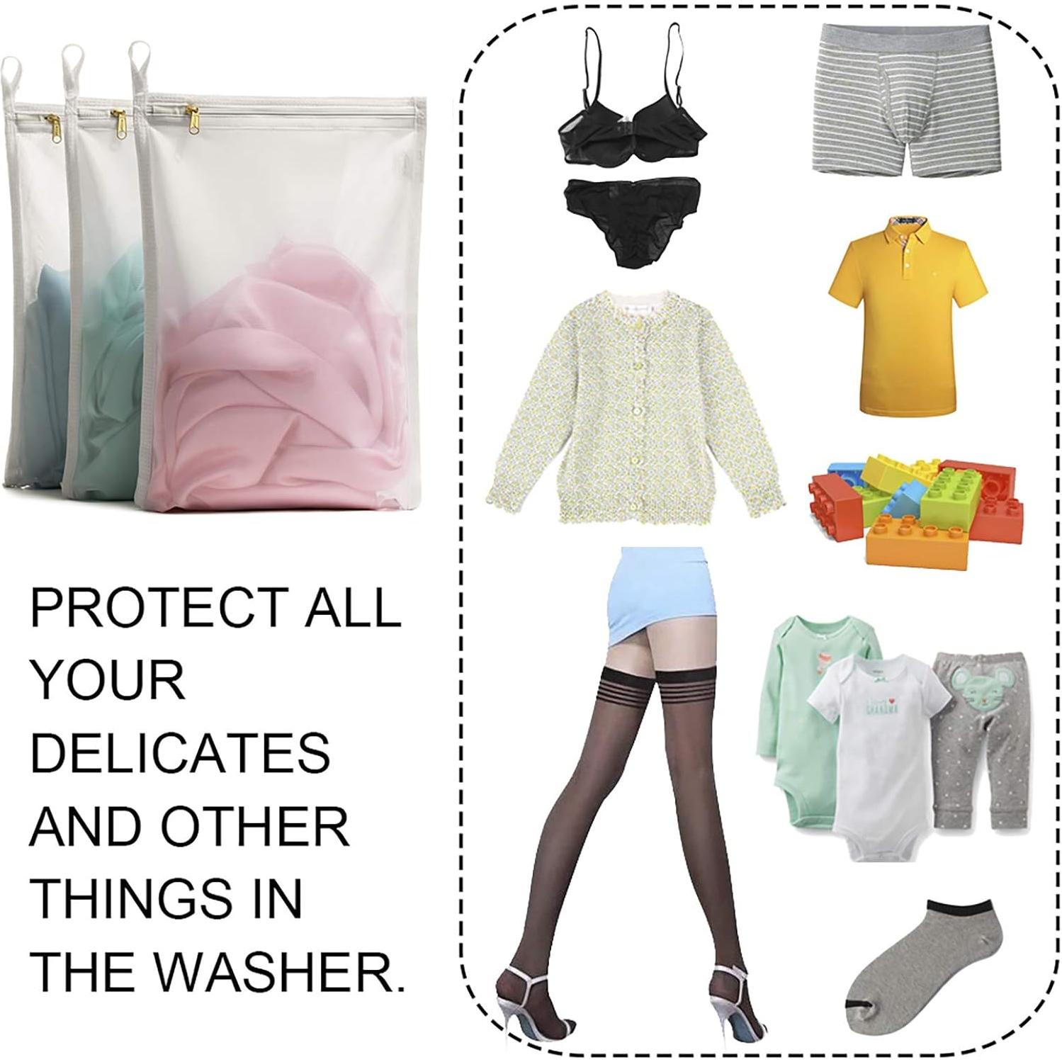 Bolsas de Lavandería Delicadas TENRAI - 3 Pequeñas, 29x37cm