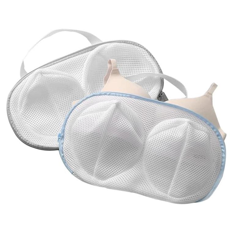Juego de 2 bolsas de lavado de sujetadores Gouccpu 30x21cm