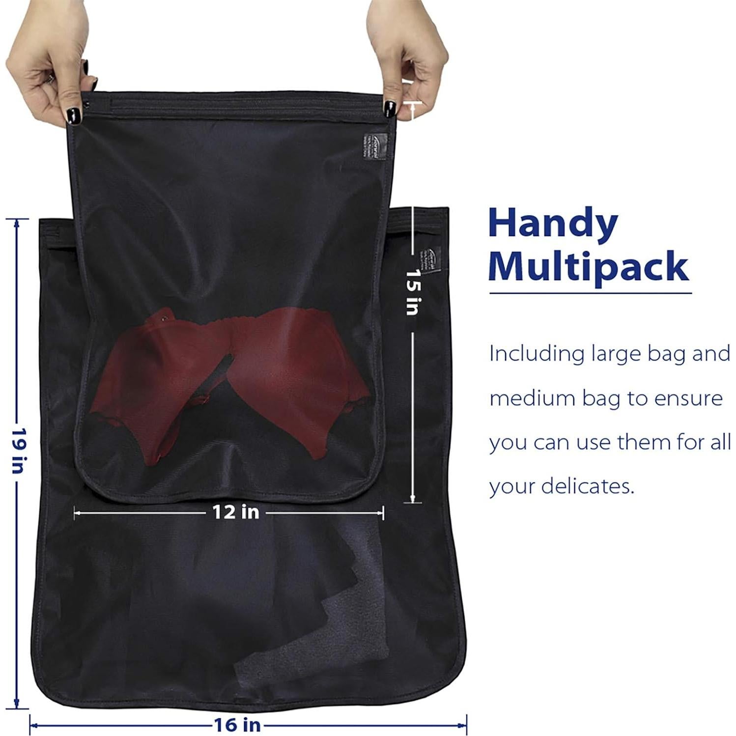 TENRAI Paquete de 5 Bolsas de Lavandería Delicadas con Cremallera