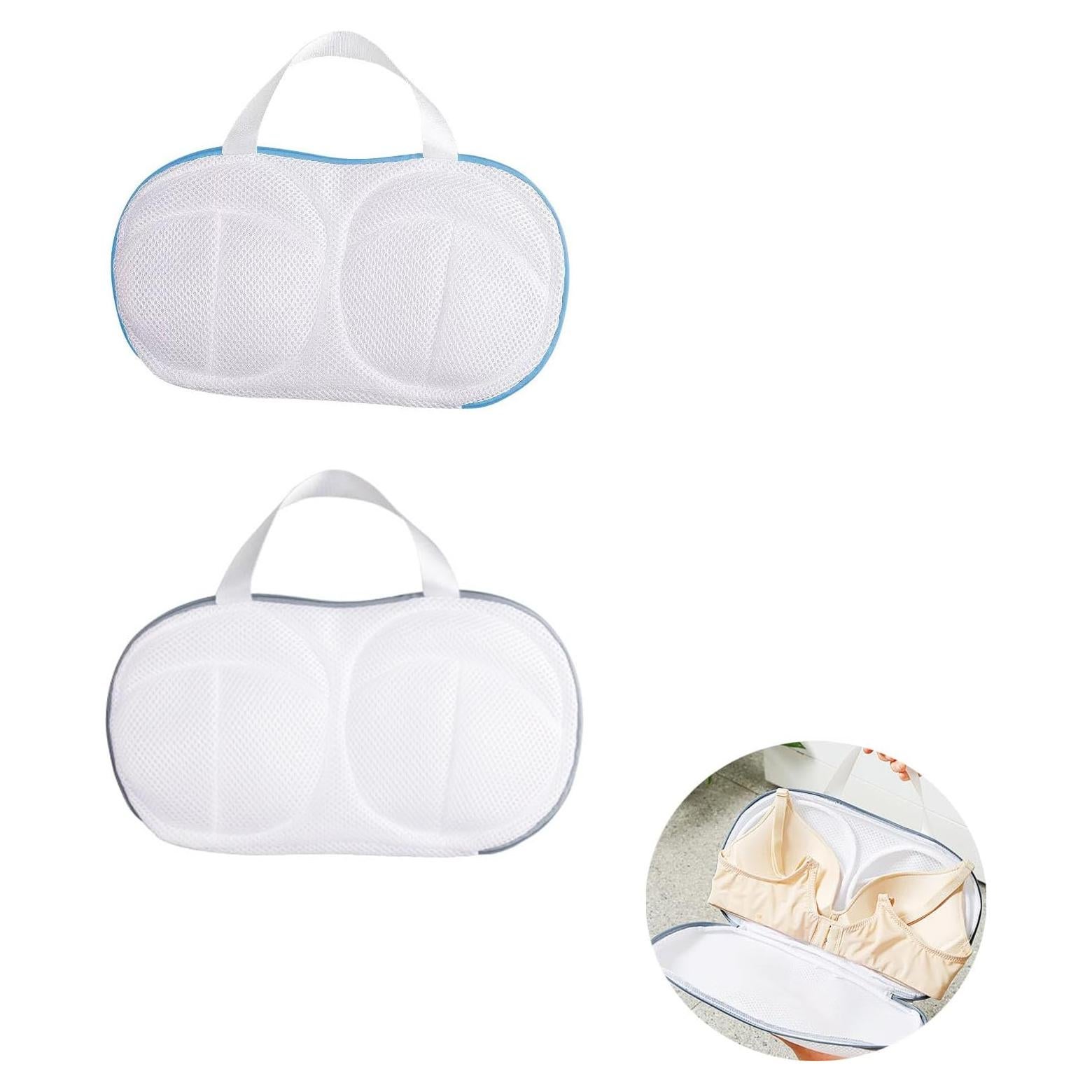 2 Bolsas de Lavado de Sujetadores NentMent 30x20cm Malla